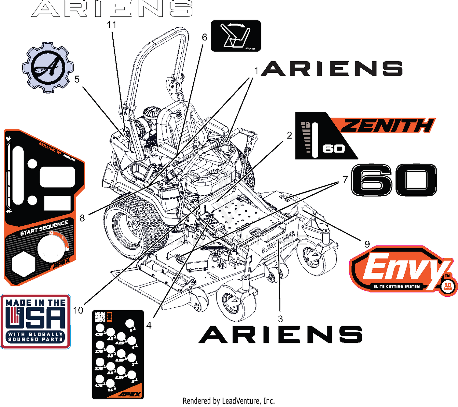 Decals - Style - 60" - ZENITH