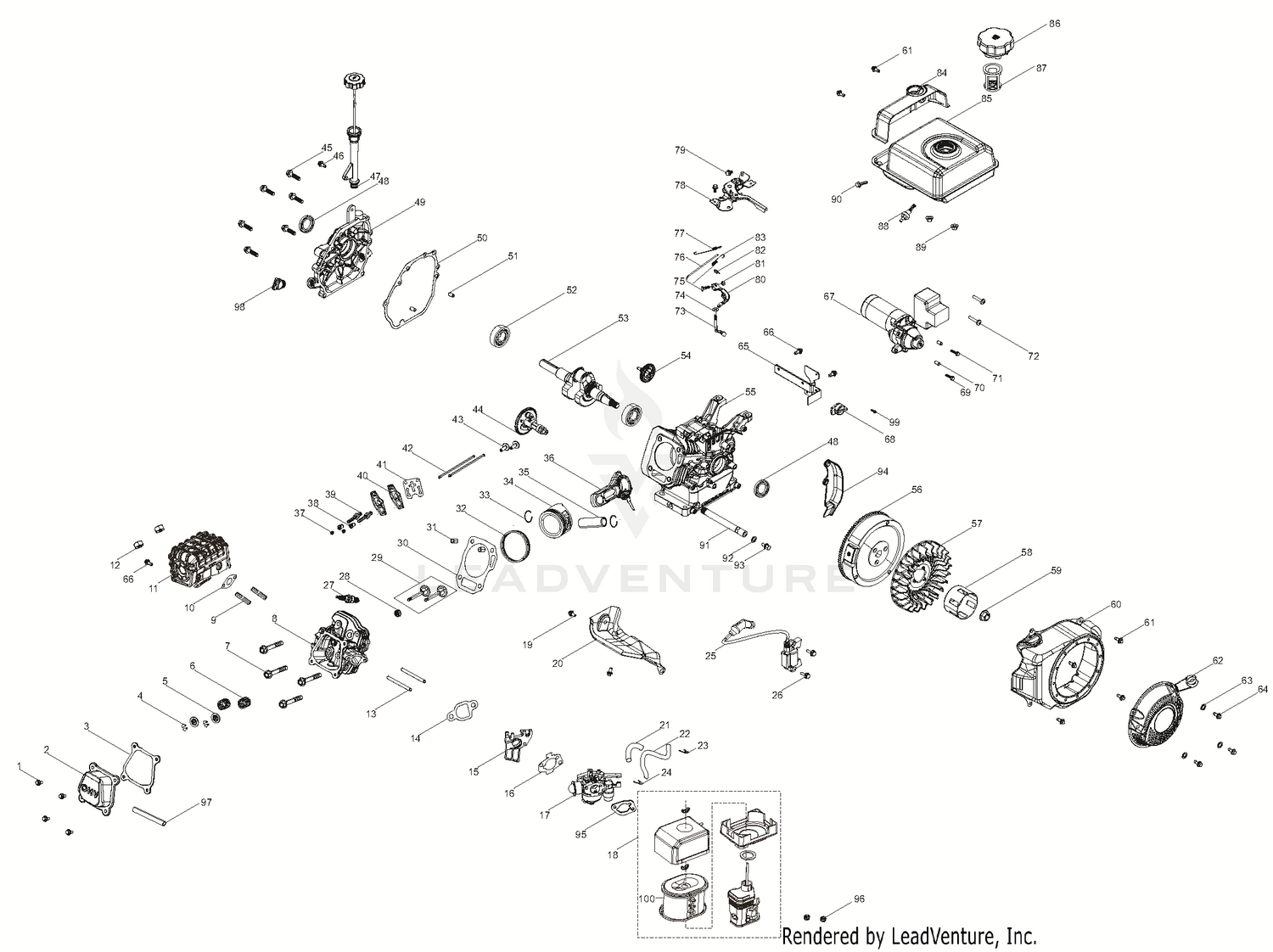 Engine - AX 212 AS - 08201532