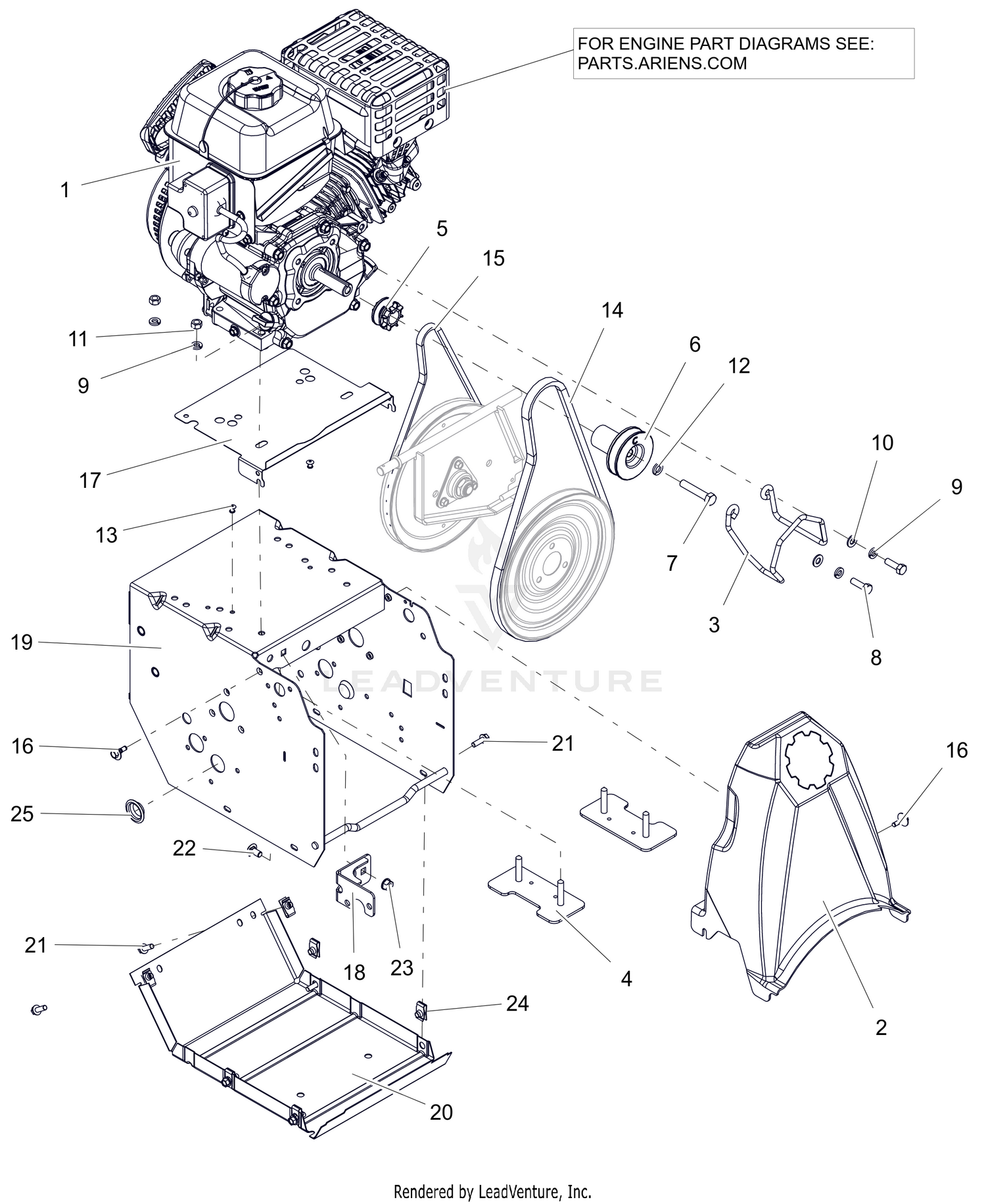 Frame & Engine - Classic 24 LT