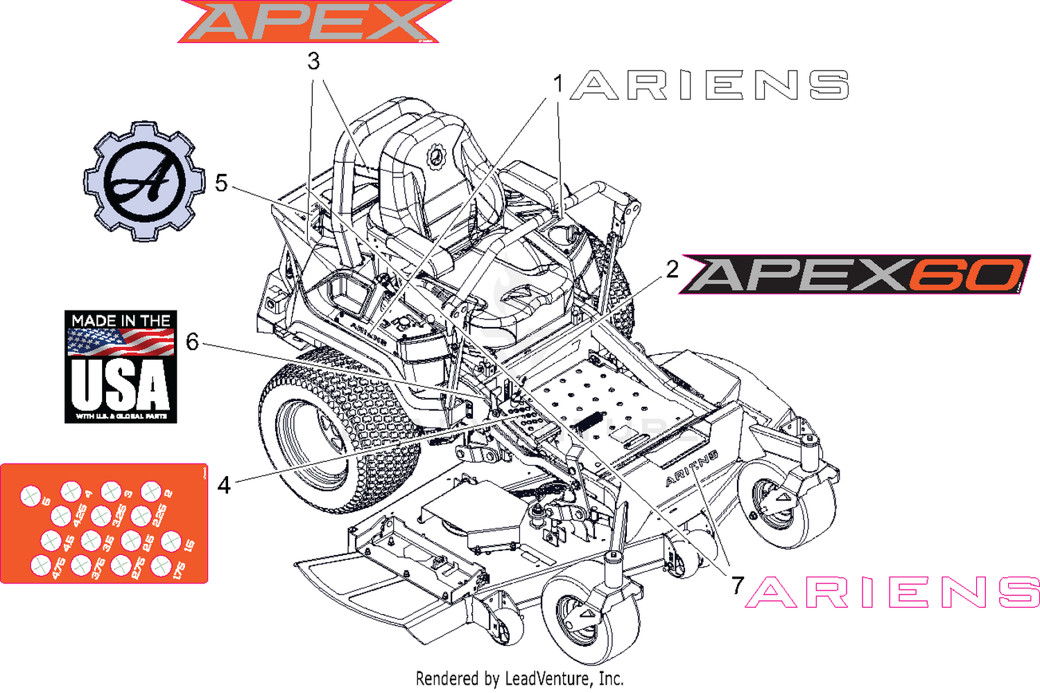 Decals - Style - 60" - Apex