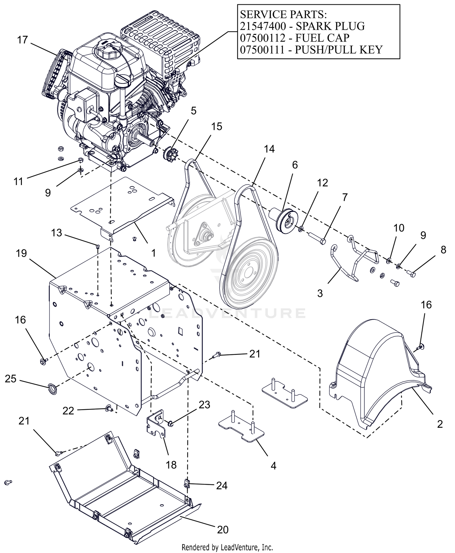 Frame And Engine - 24" CE