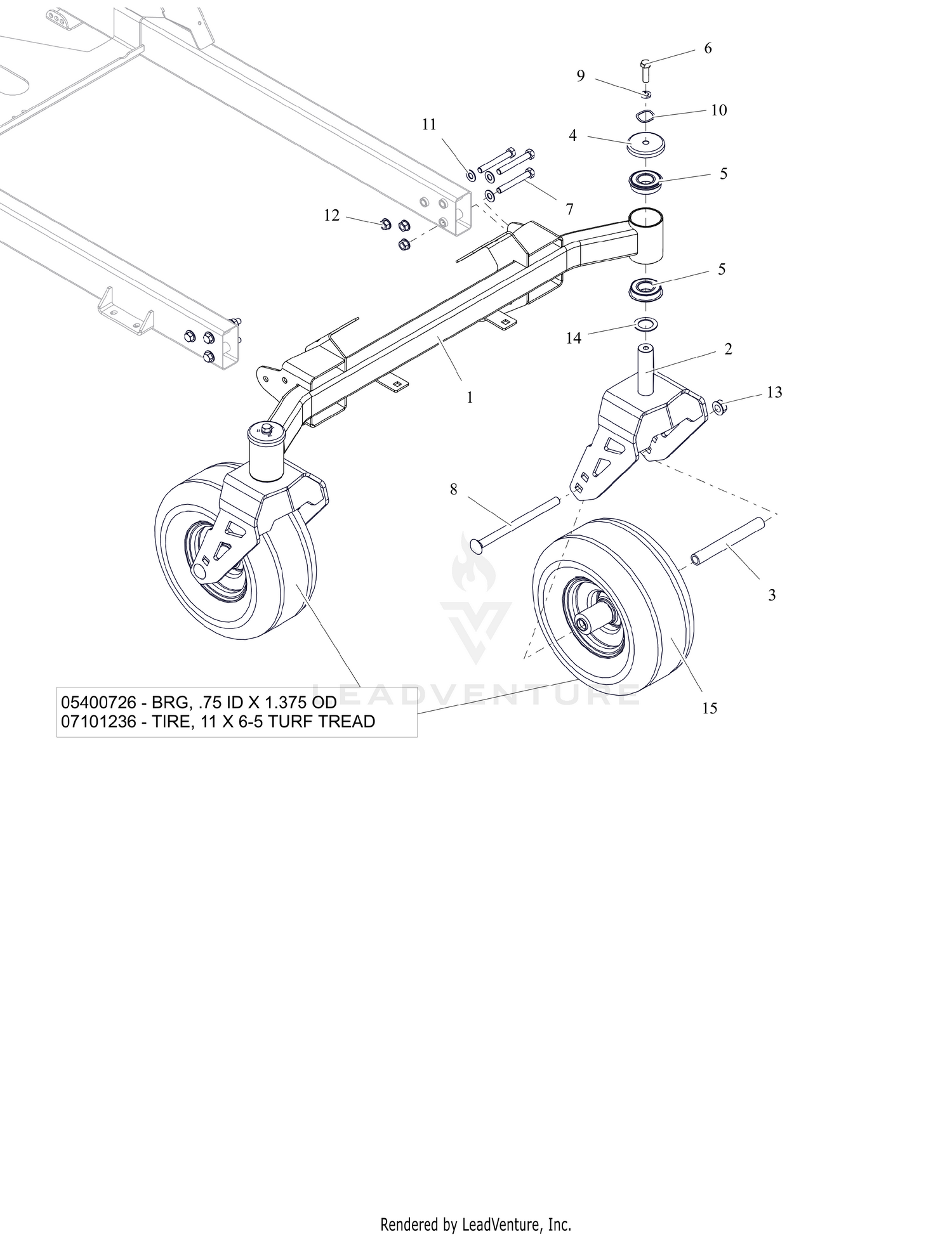 Front Caster Wheels