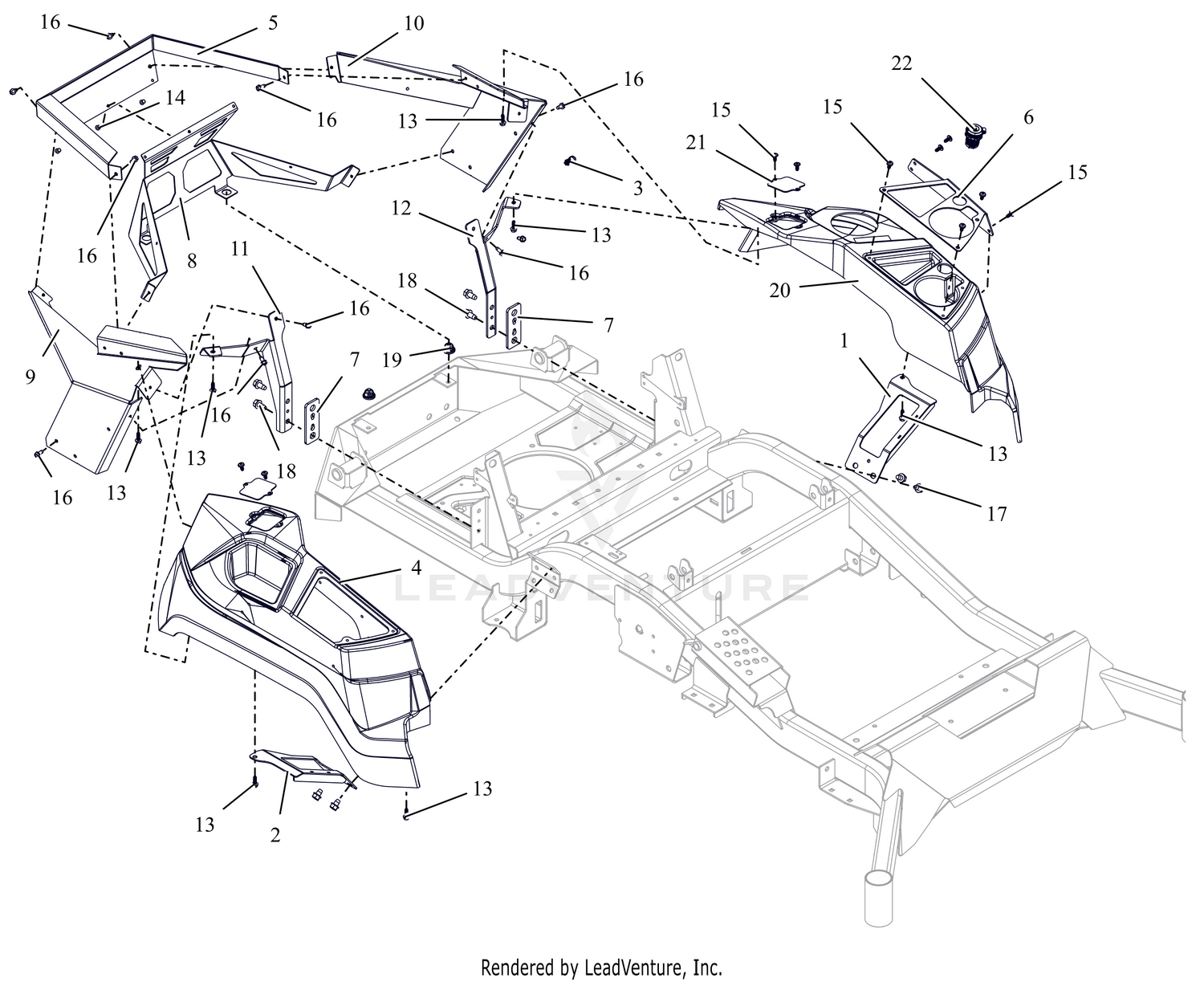 Engine Guard and Fenders