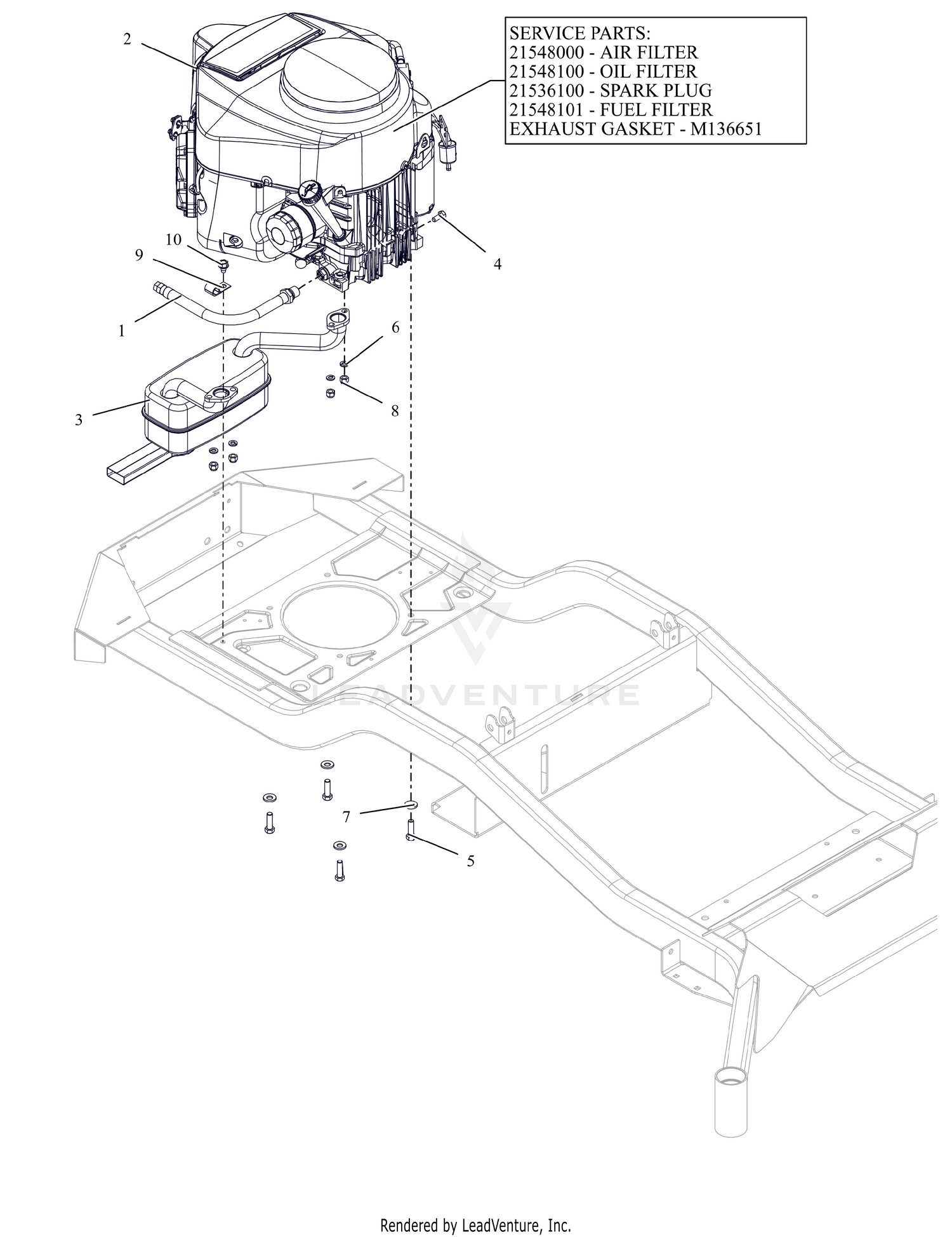 Engine - Kawasaki FR730