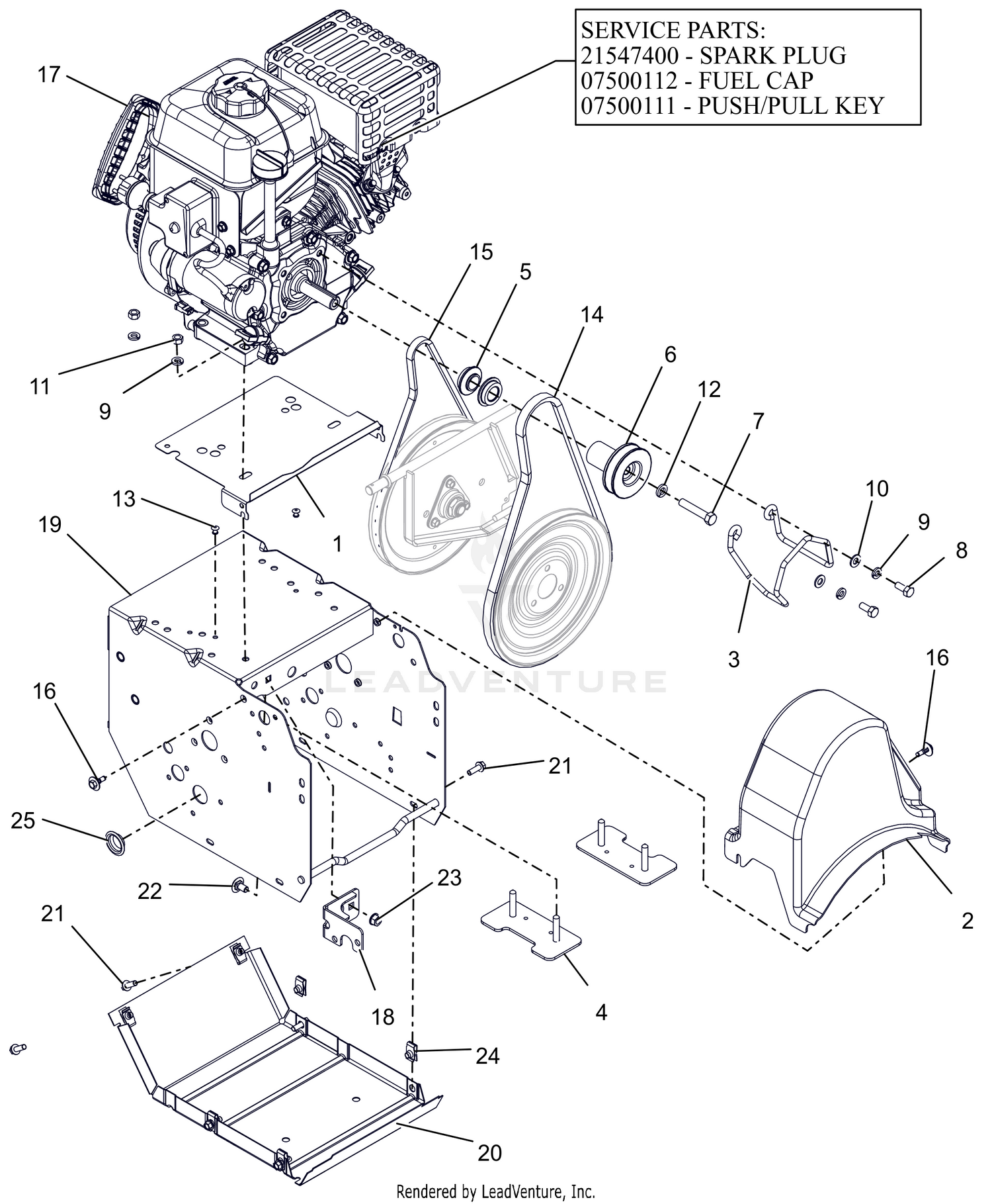 Frame And Engine - 24" CE