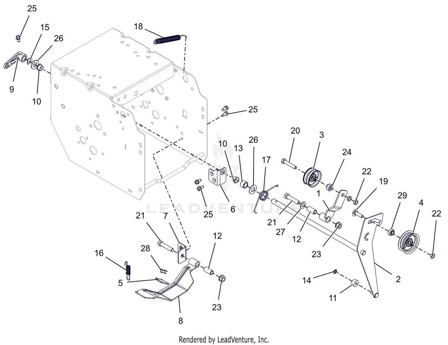 Brake and Idlers