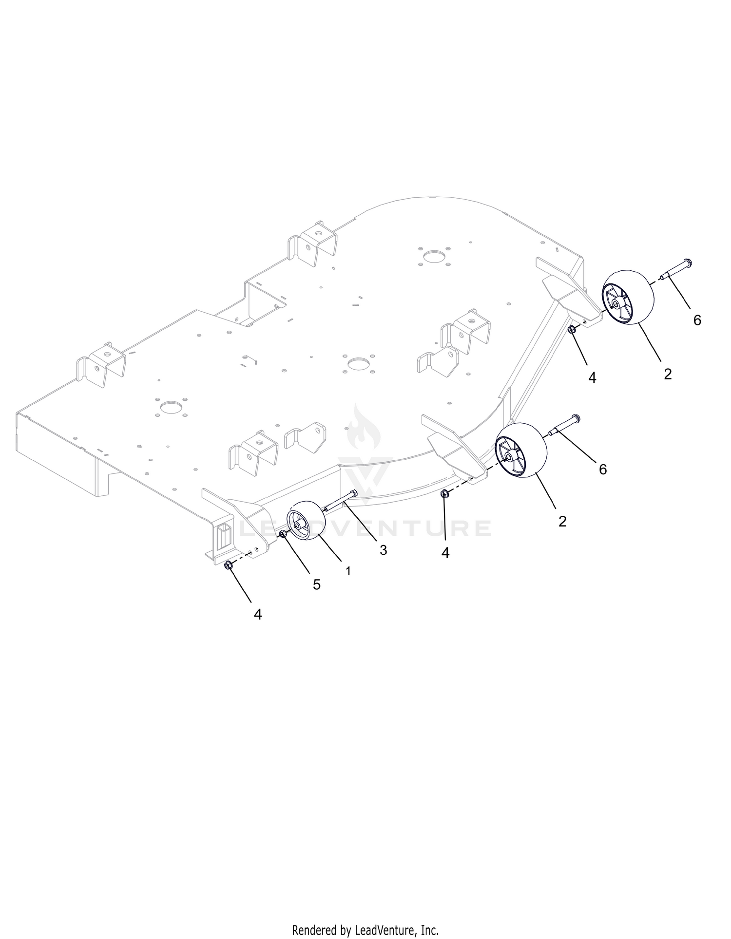 Anti-Scalp Wheels - 52"