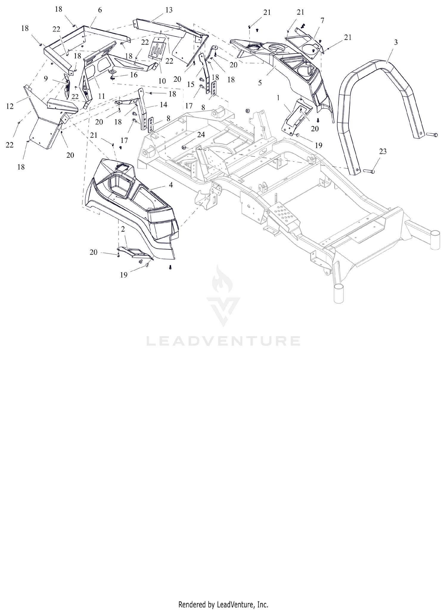 Engine Guard and Fenders
