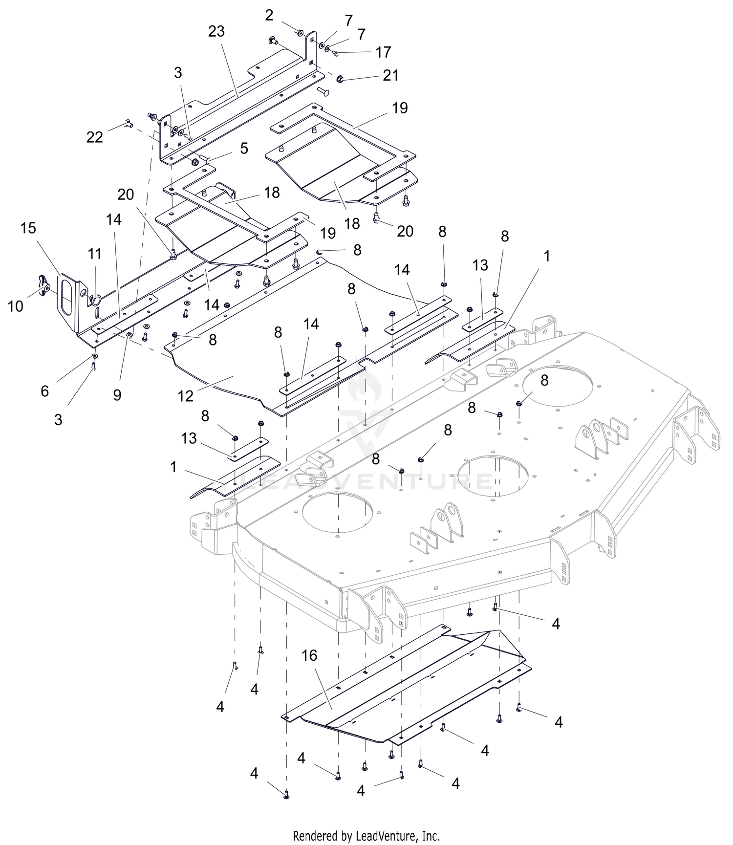 Discharge Chute - 52" - RD