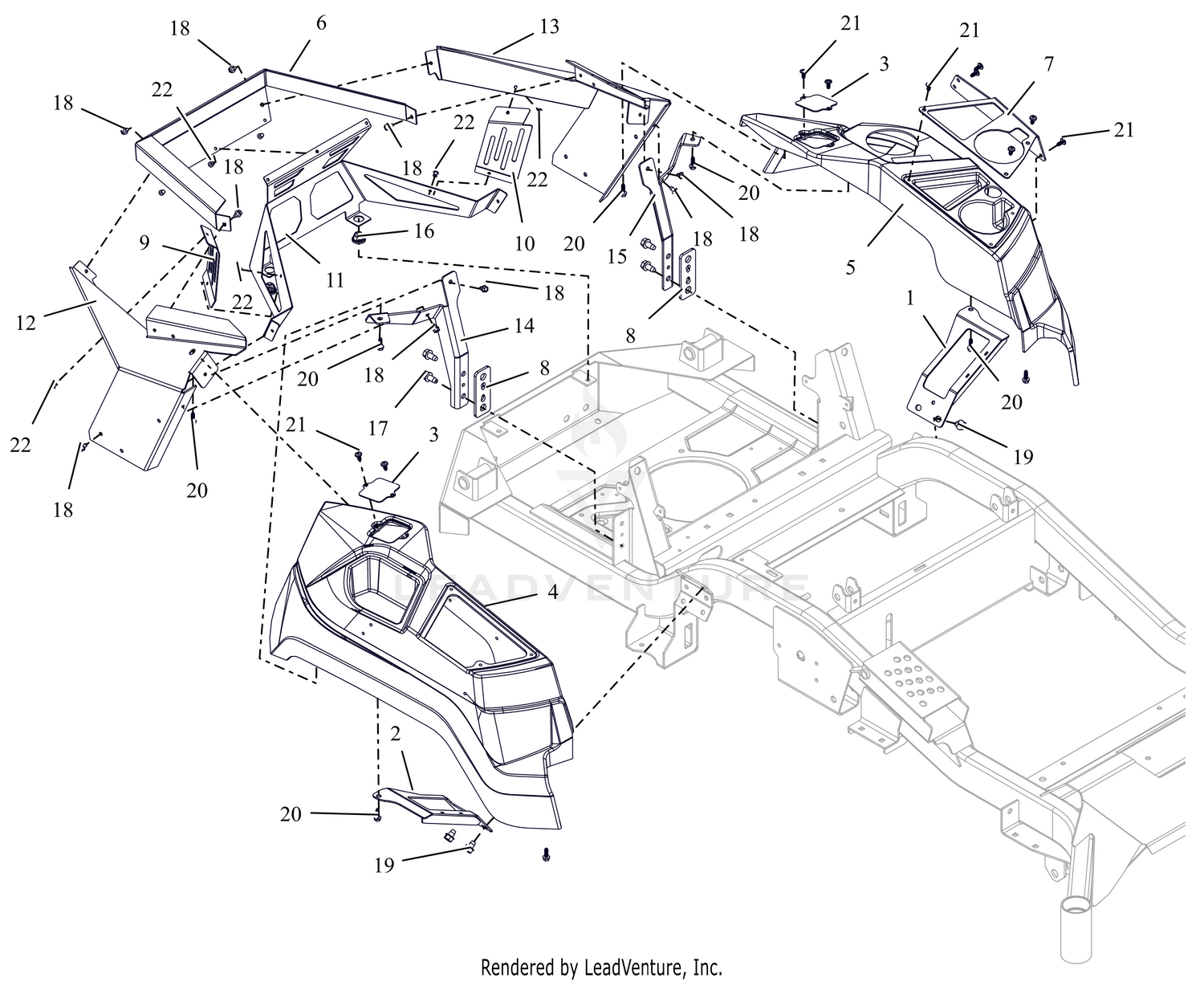 Engine Guard and Fenders