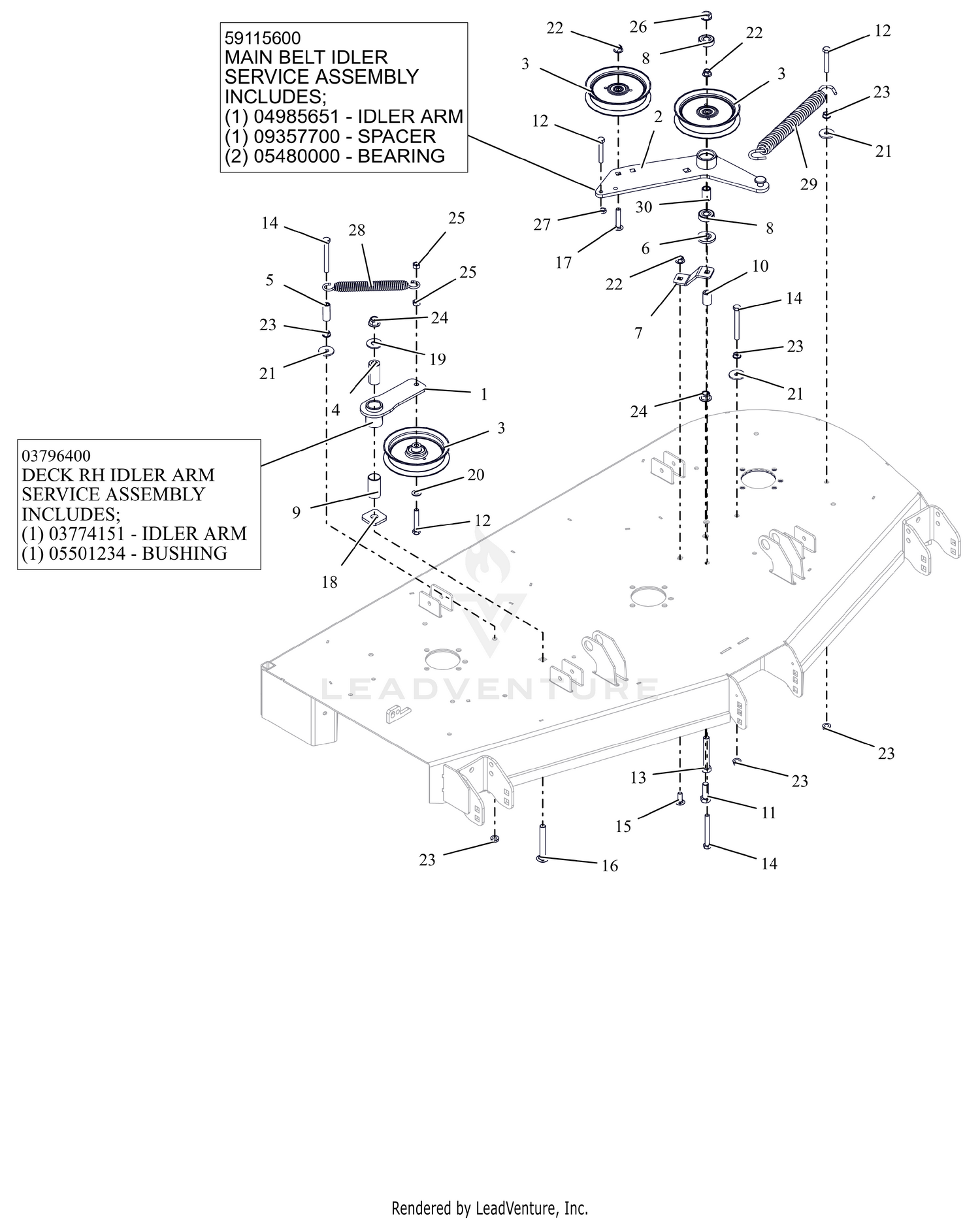 Idlers And Sheaves - 60"