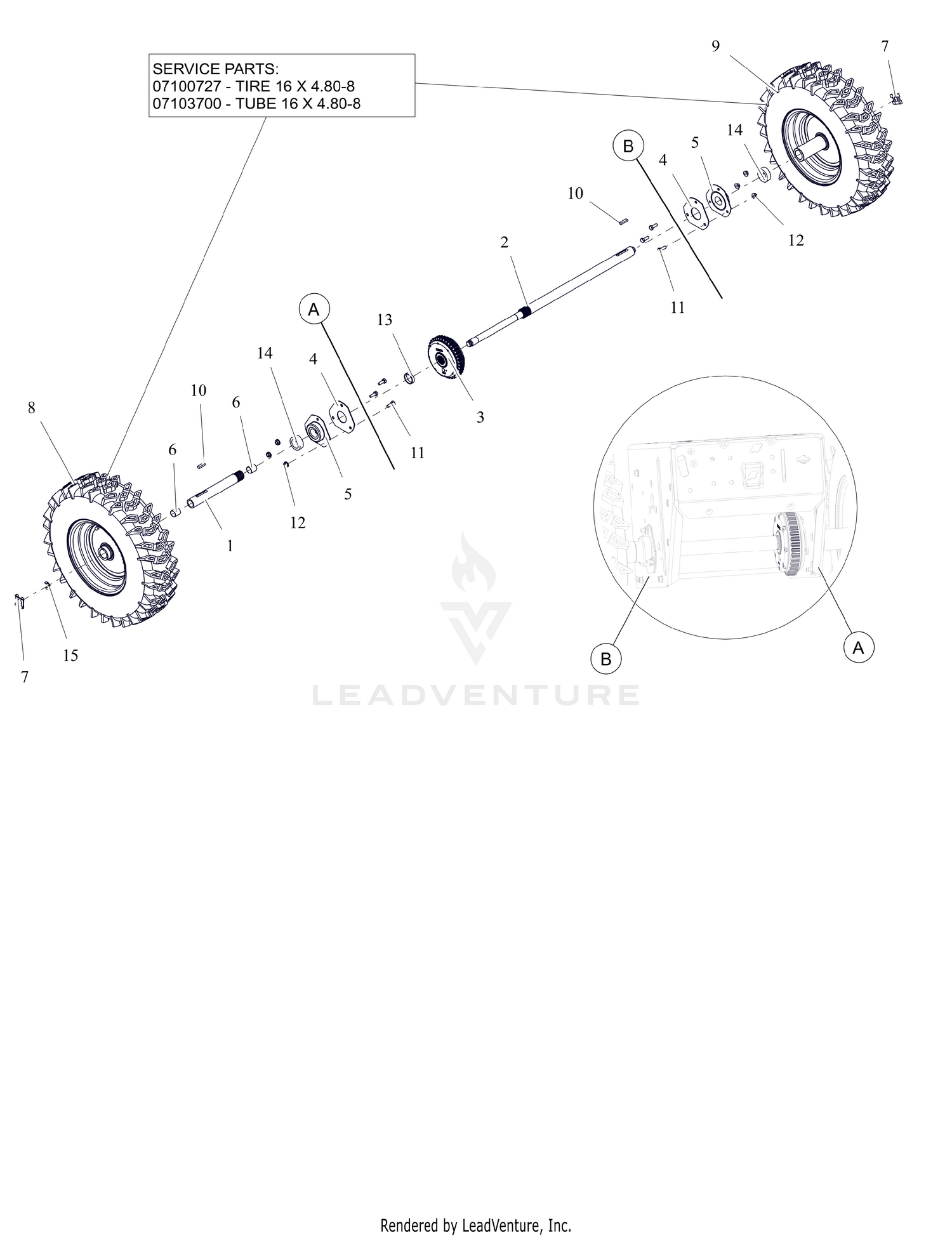 Wheels and Axles - 28"