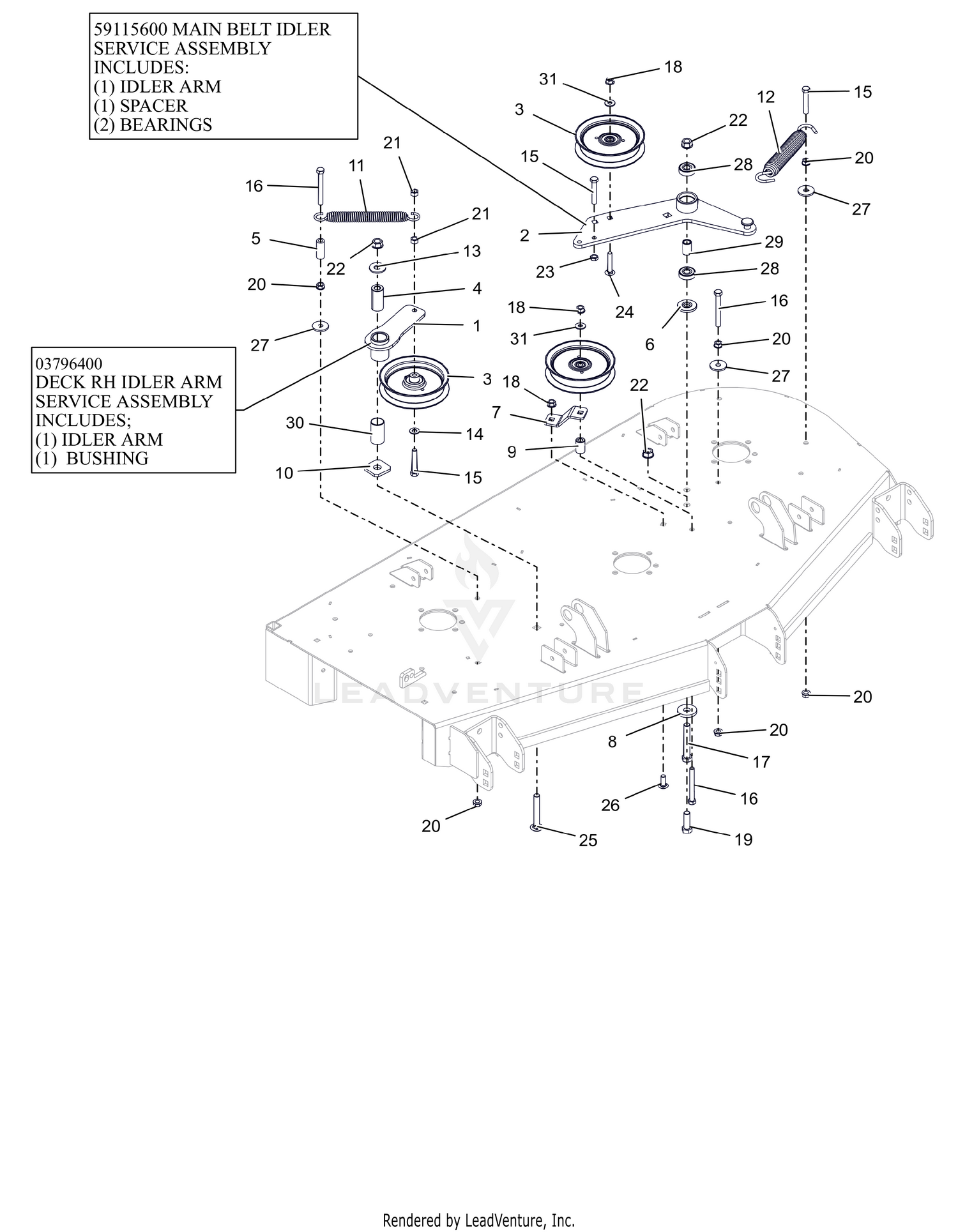 Idlers and Sheaves - 52"