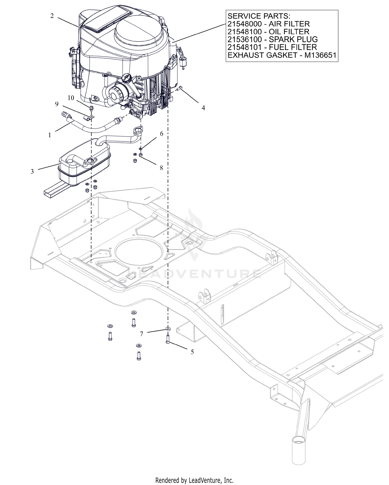 Engine - Kawasaki FR730