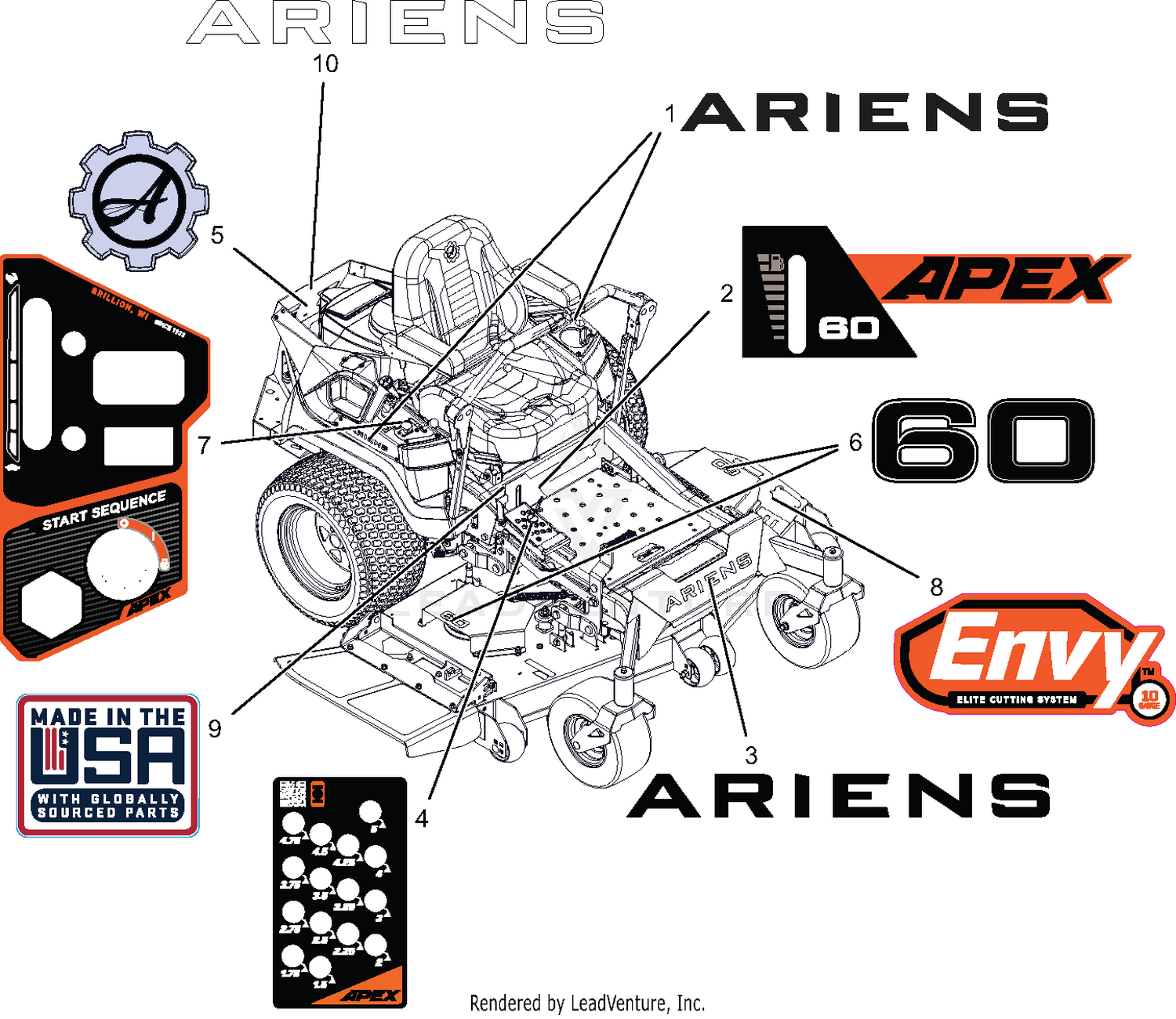 Decals - Style - 60" APEX