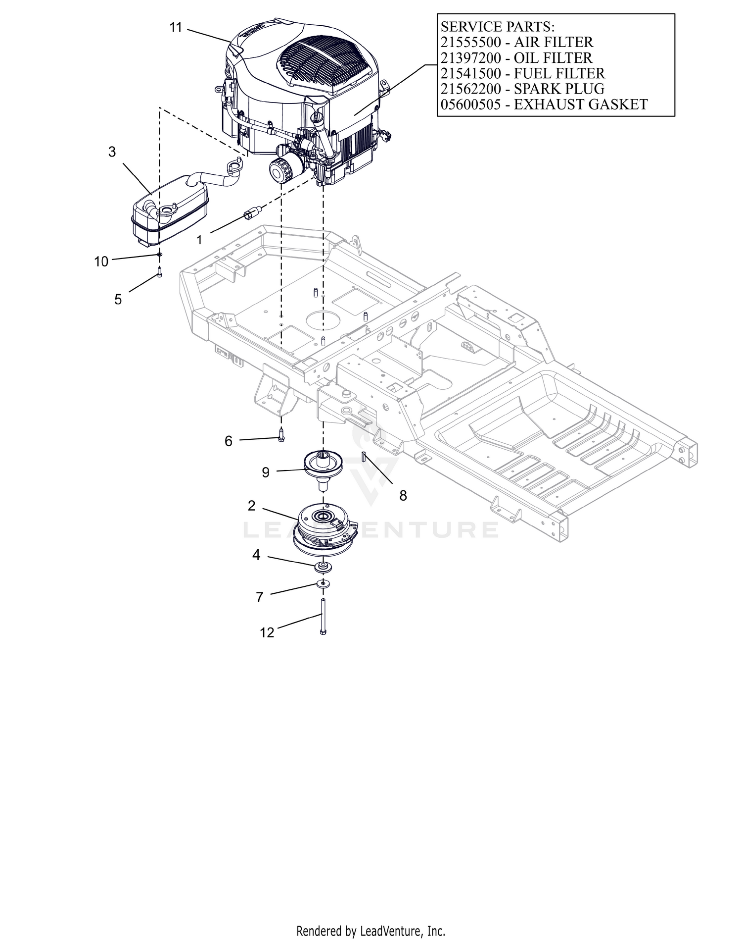 Engine - Kohler 22HP