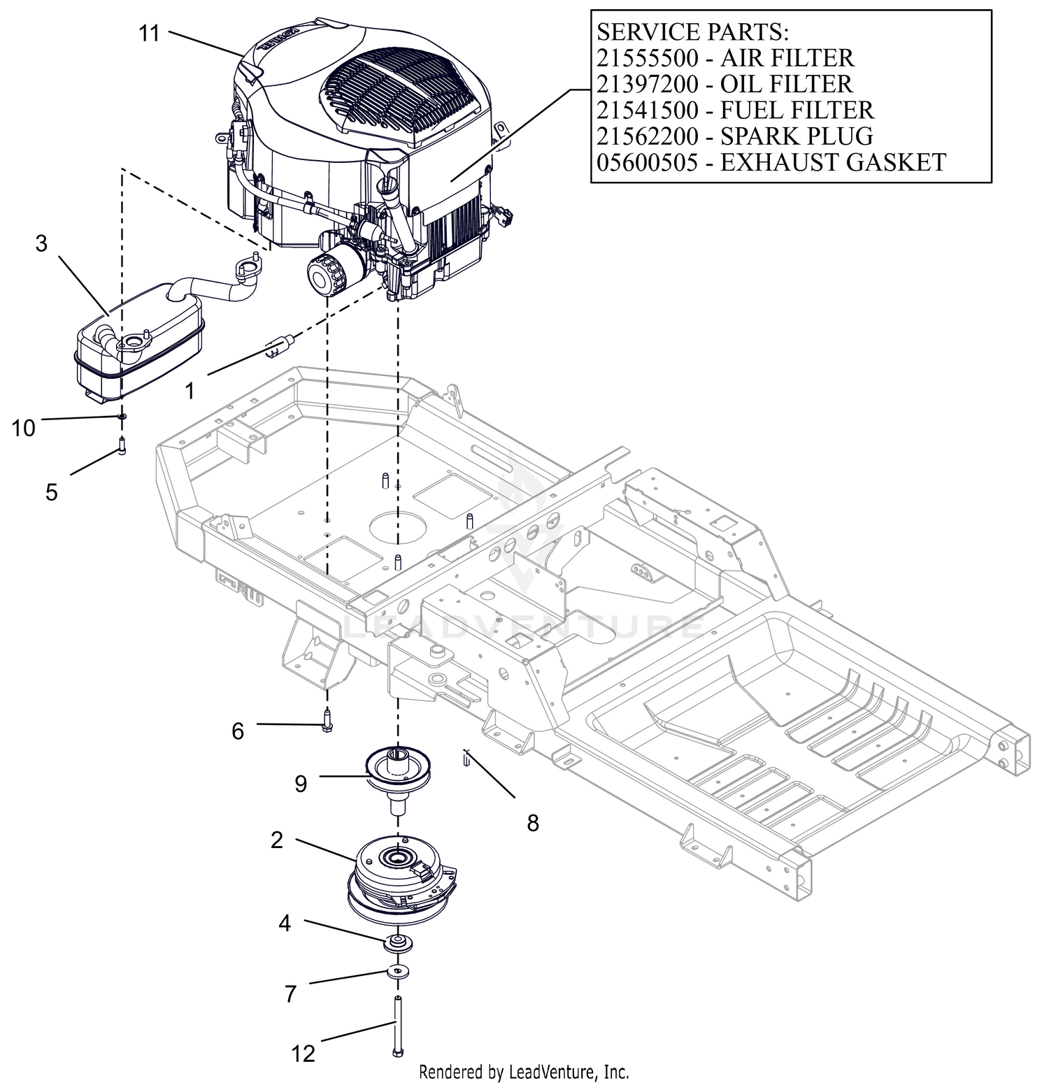 Engine - Kohler 22HP