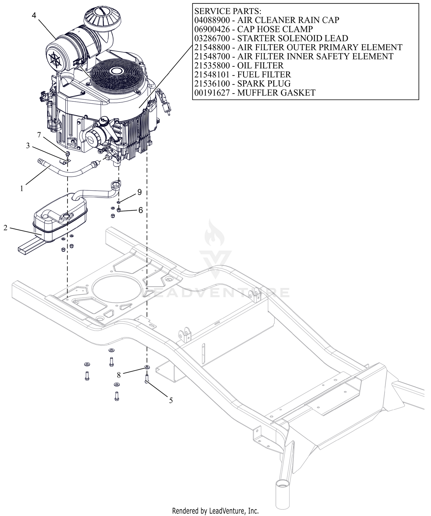 Engine - Kawasaki FX 730V