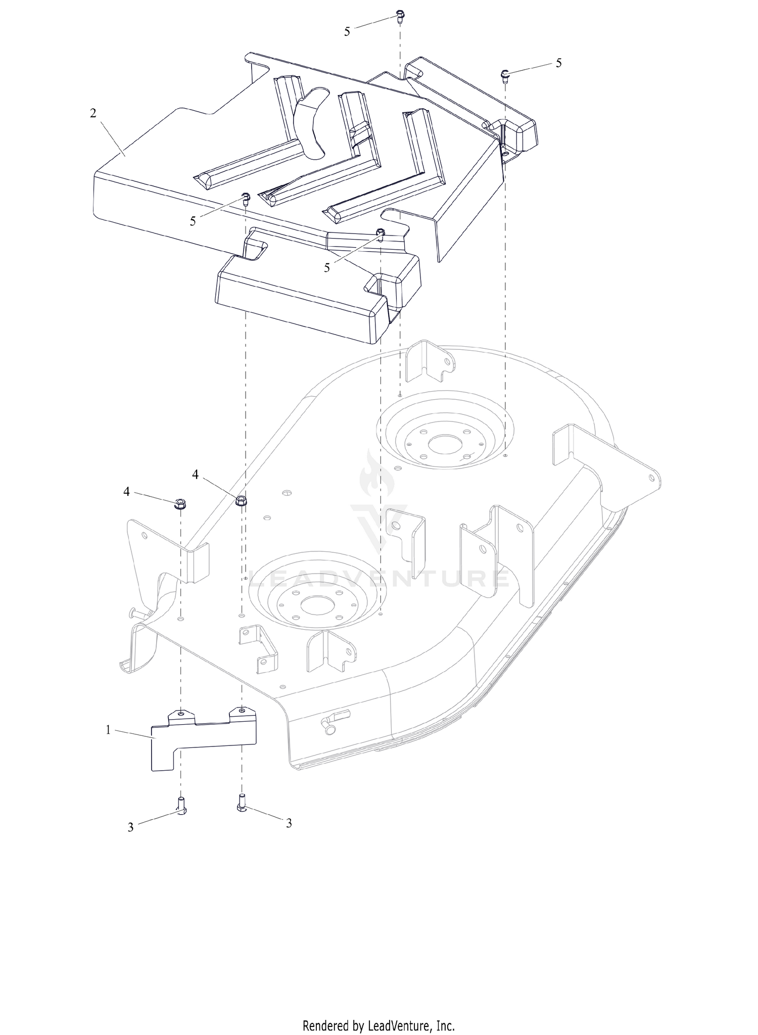 Belt Guard and Baffle 34"