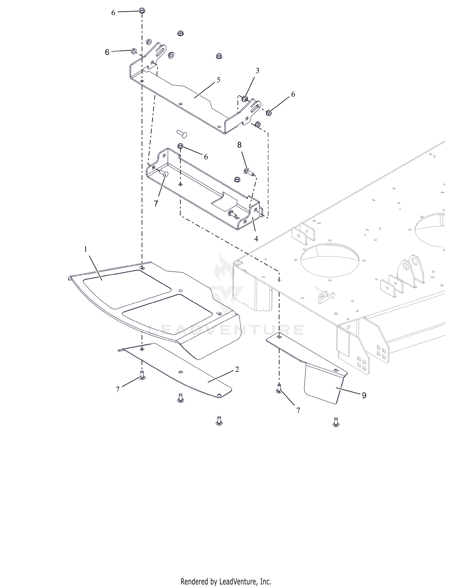 Discharge Chute - 48" - SD