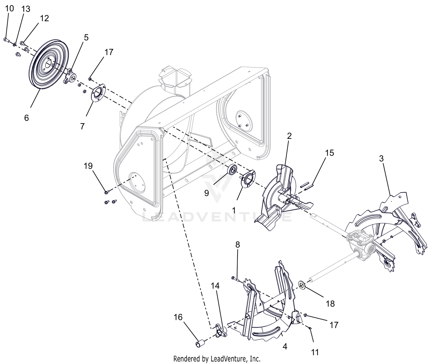 Auger And Impeller - 24"