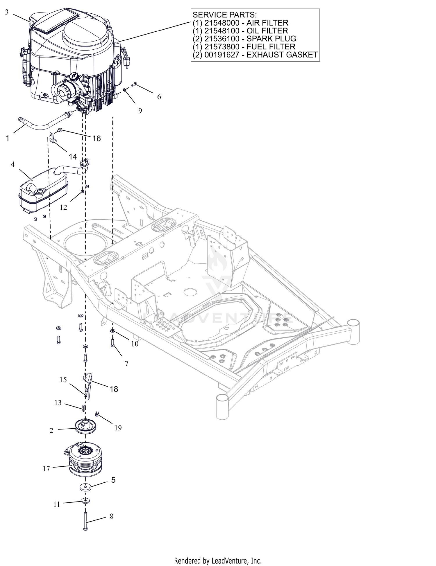 Engine - Kawasaki FR691