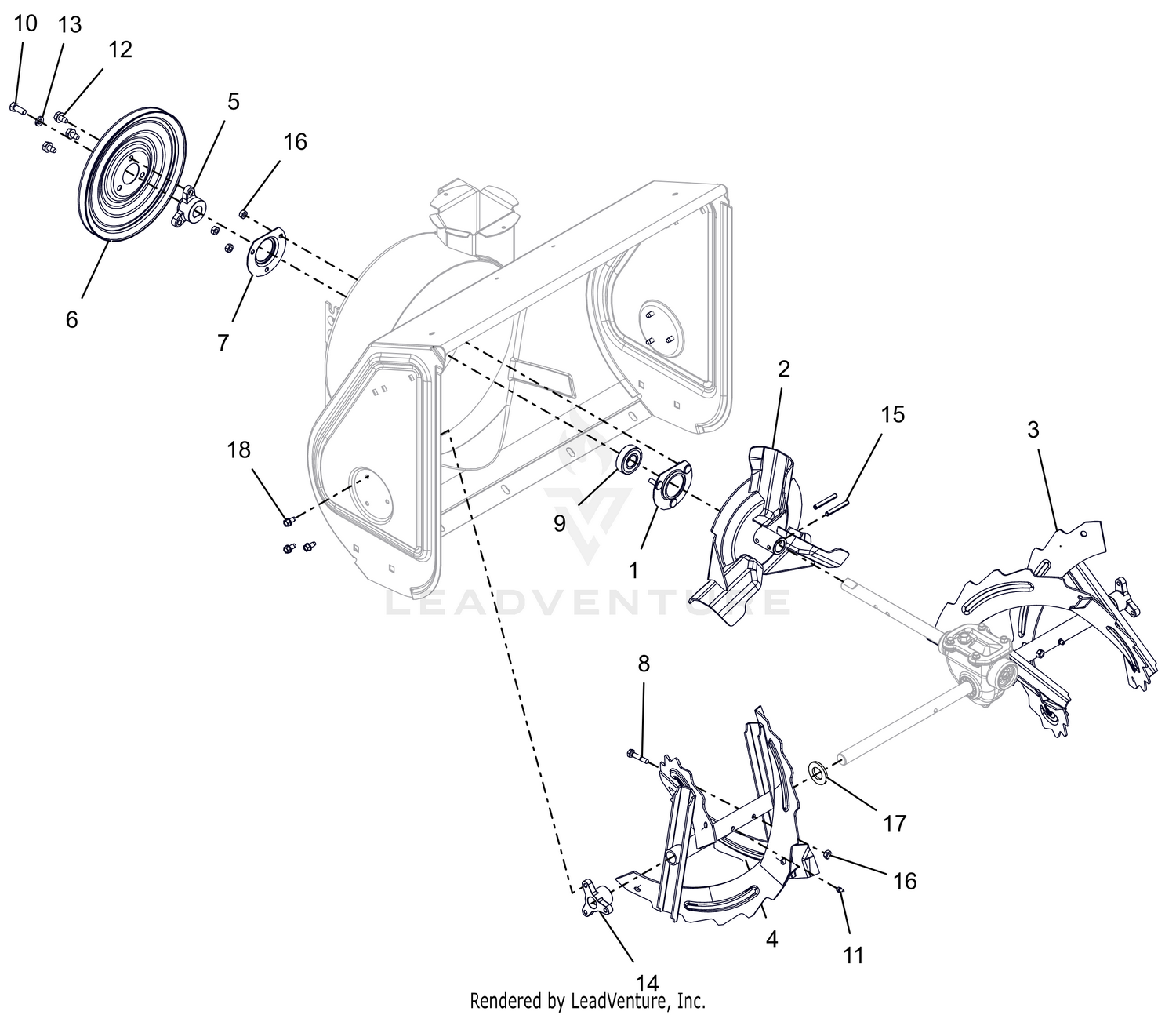 Auger And Impeller - 24"