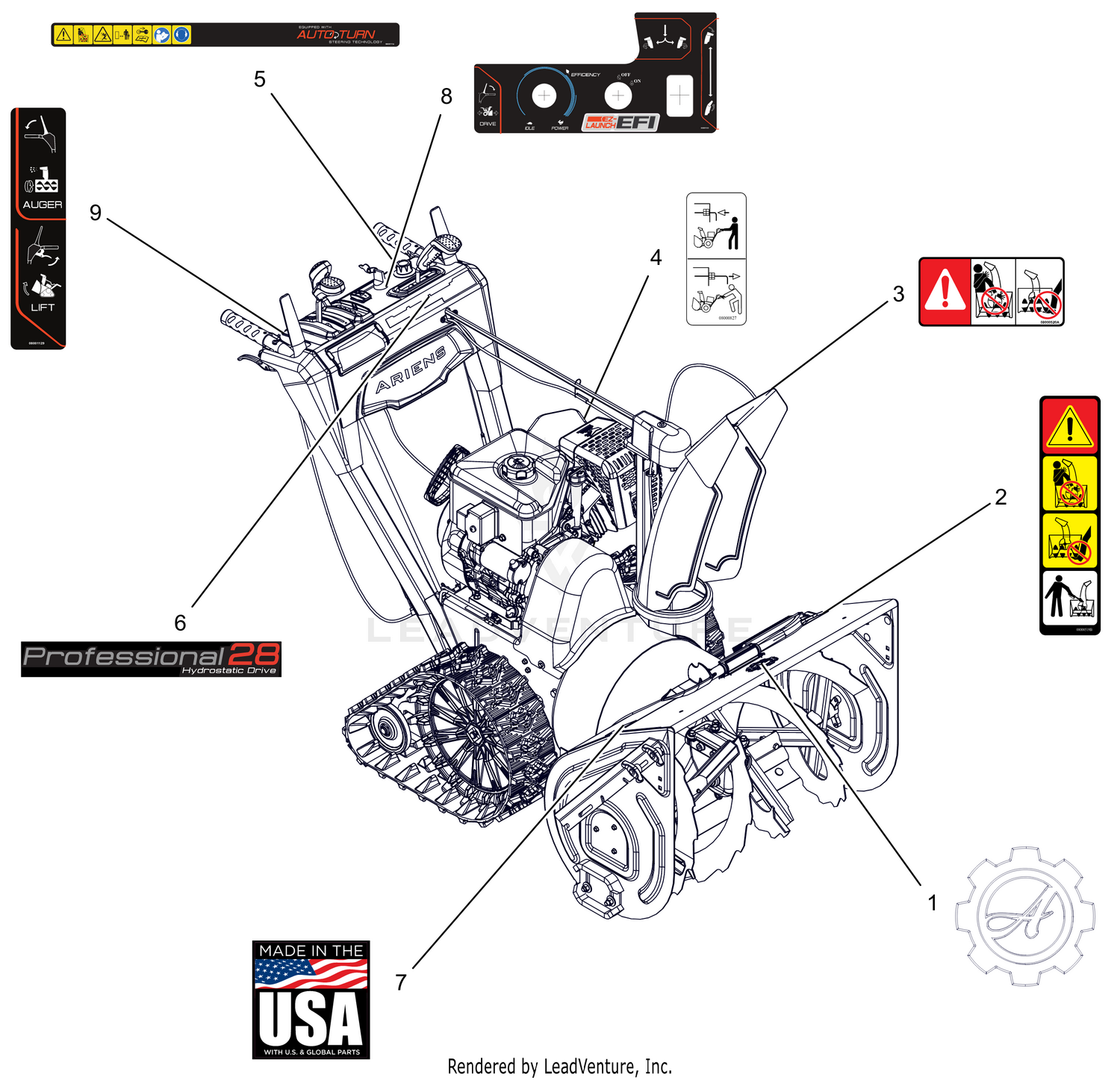 Decals - 28" Track EFI