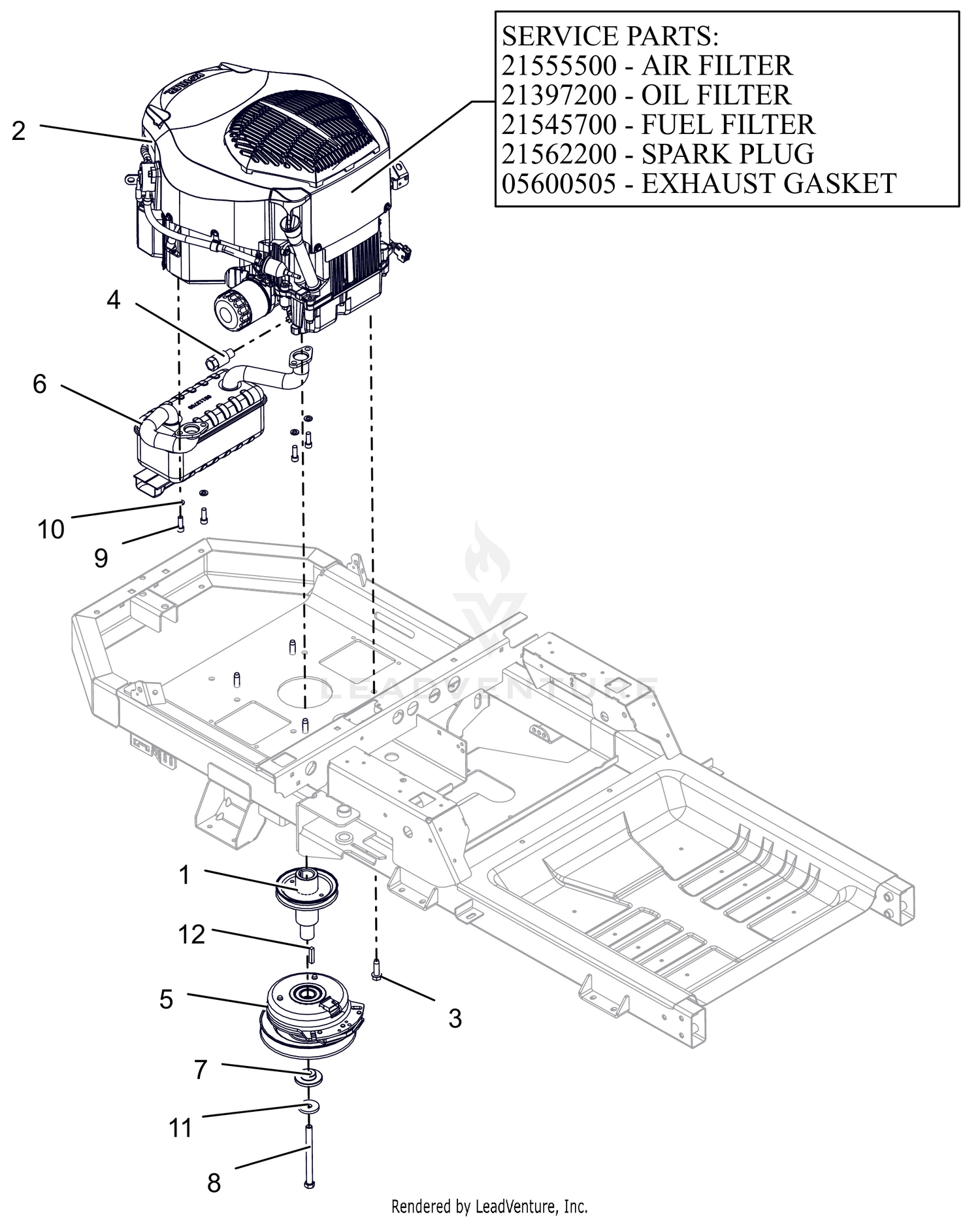 Engine - Kohler 24HP Twin