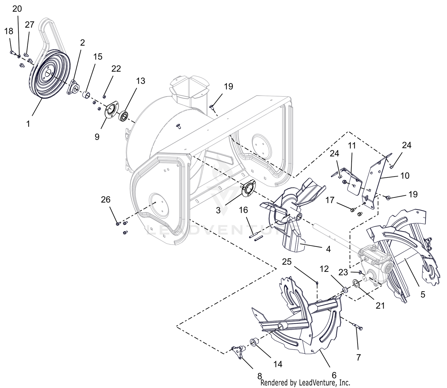 Auger and Impeller - 24"