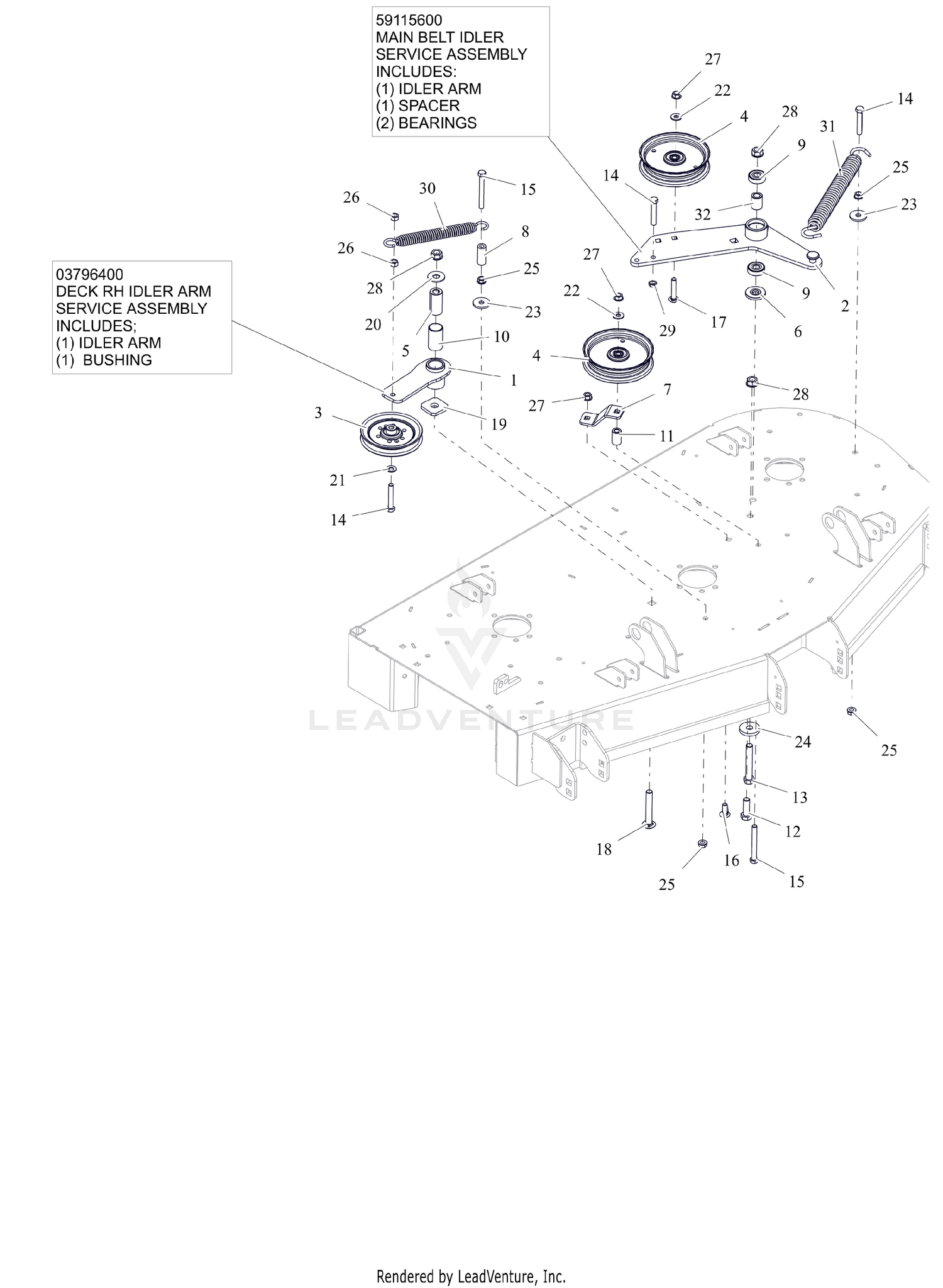 Idlers and Sheaves - 48"