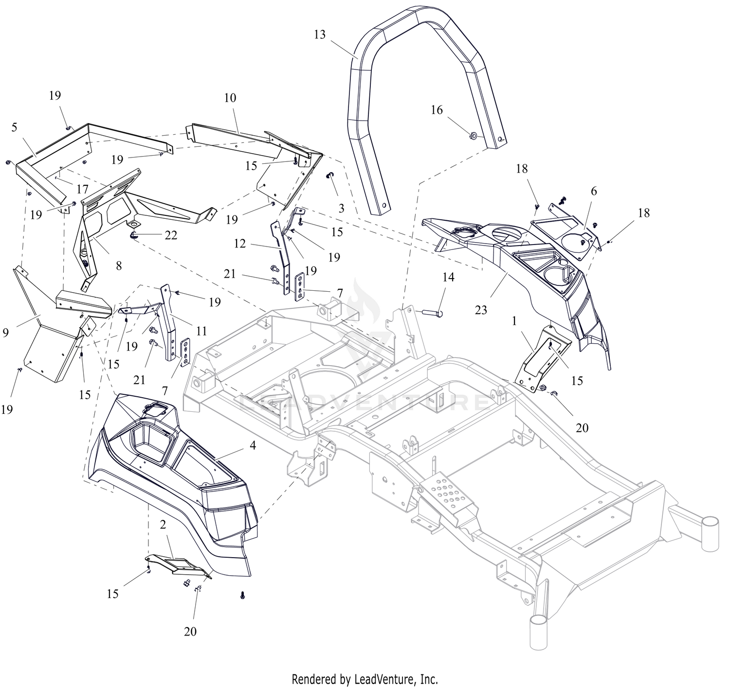 Engine Guard And Fenders