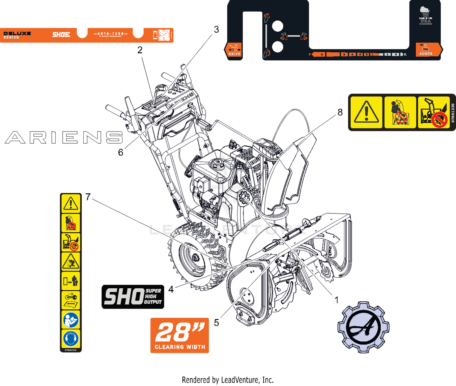Decals - 28" - SHO