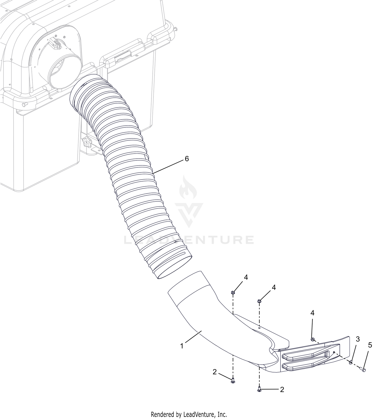 Bagger Neck and Hose