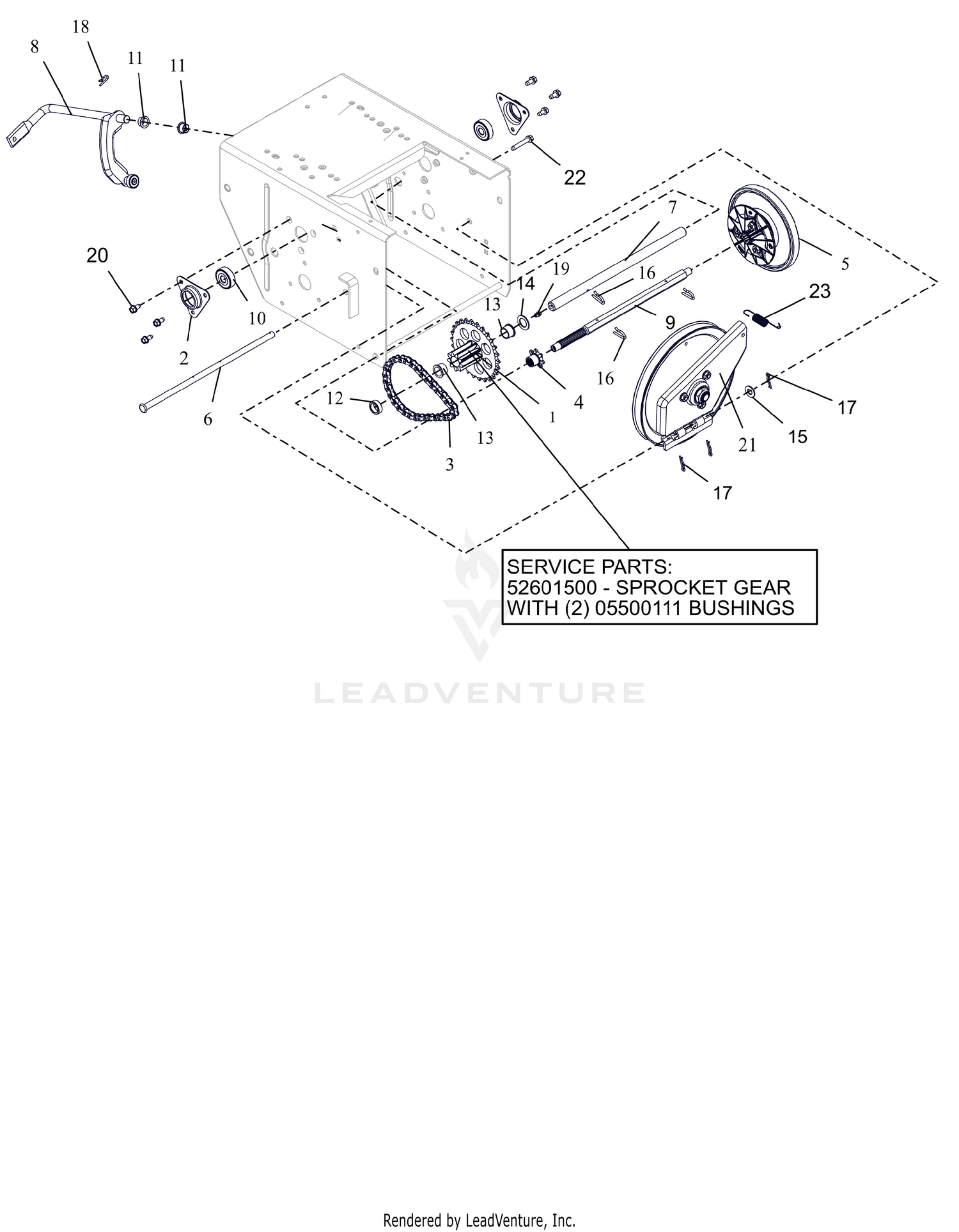 Friction Drive And Swing Gate - Track