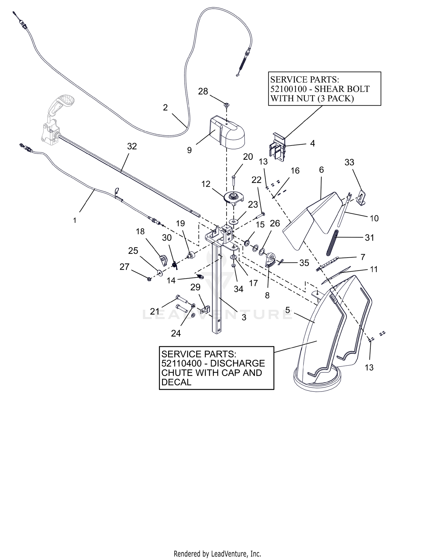 Discharge Chute - Track