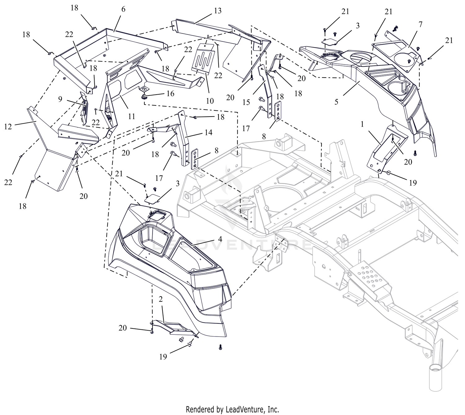 Engine Guard And Fenders