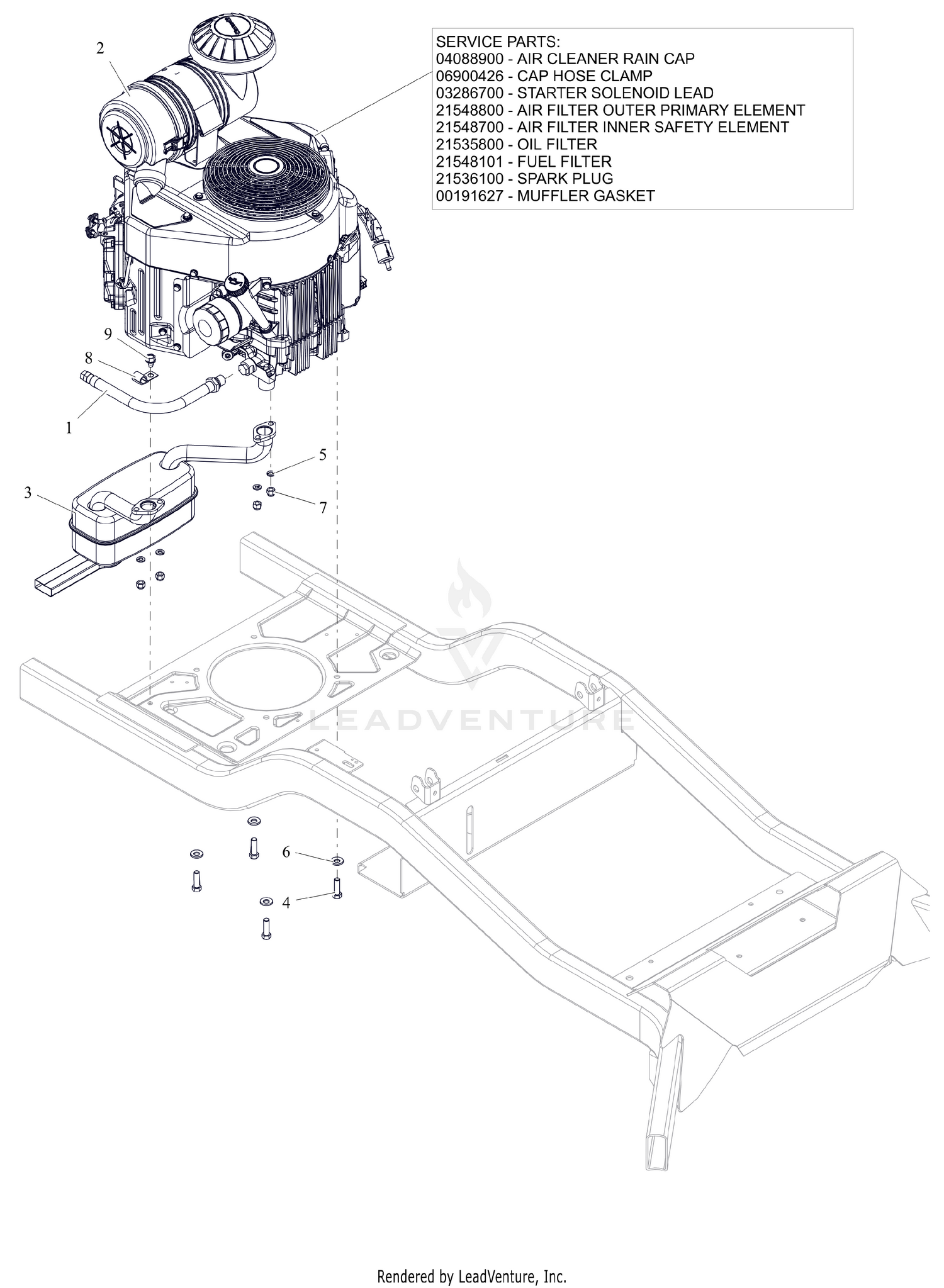 Engine - Kawasaki FX730