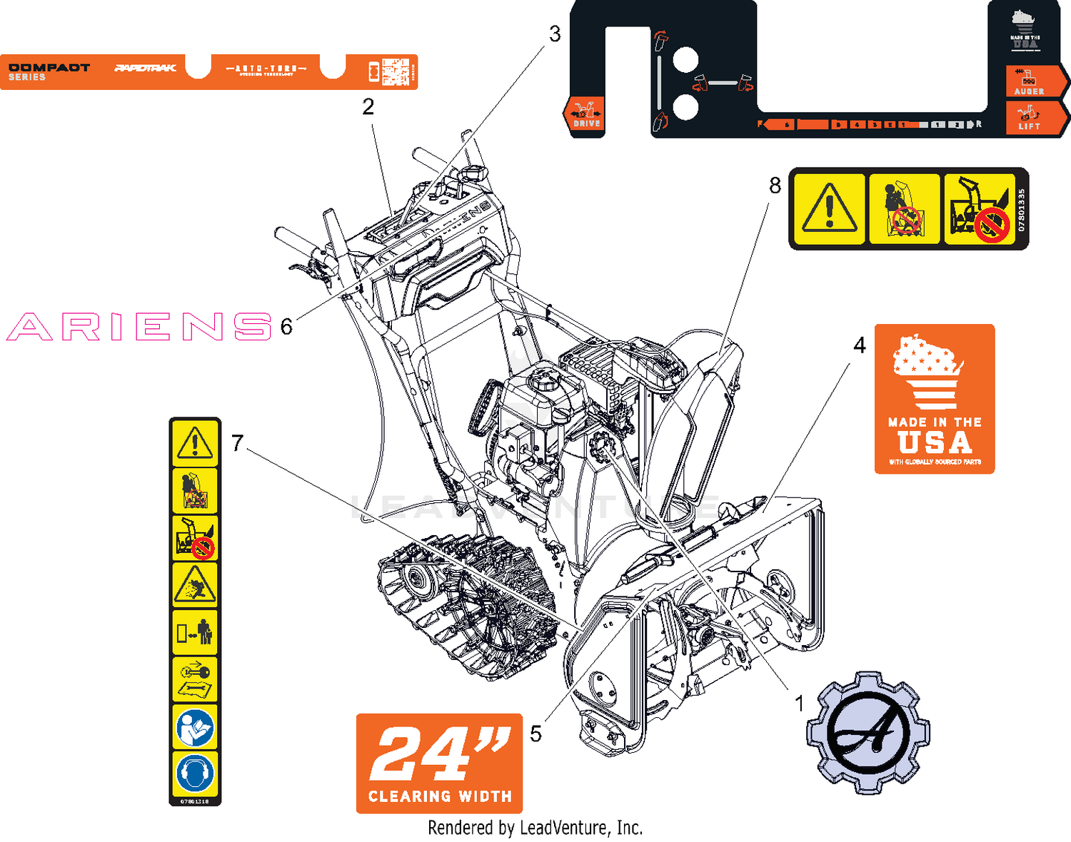 Decals - Compact 24 RapidTrak