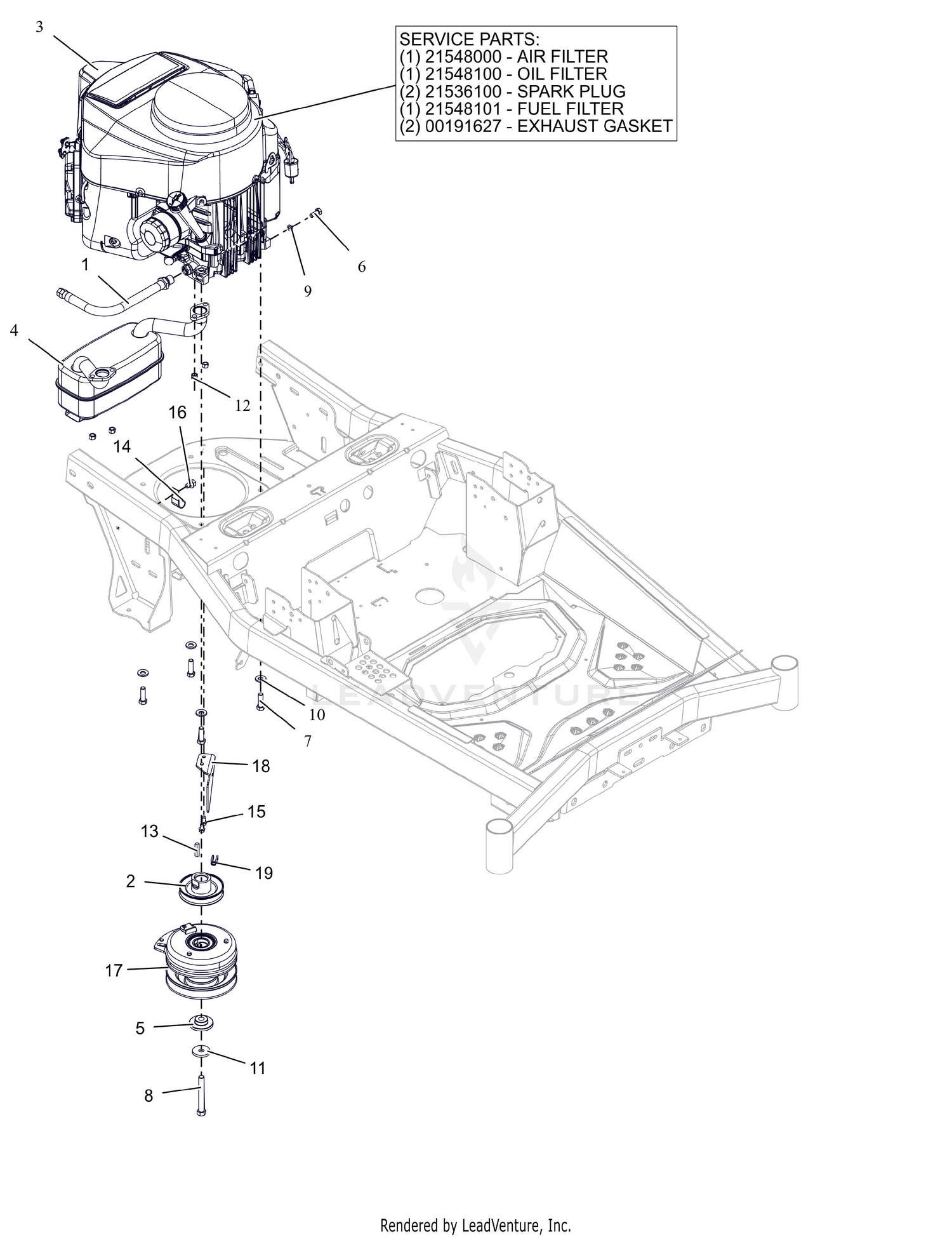 Engine - Kawasaki FR691