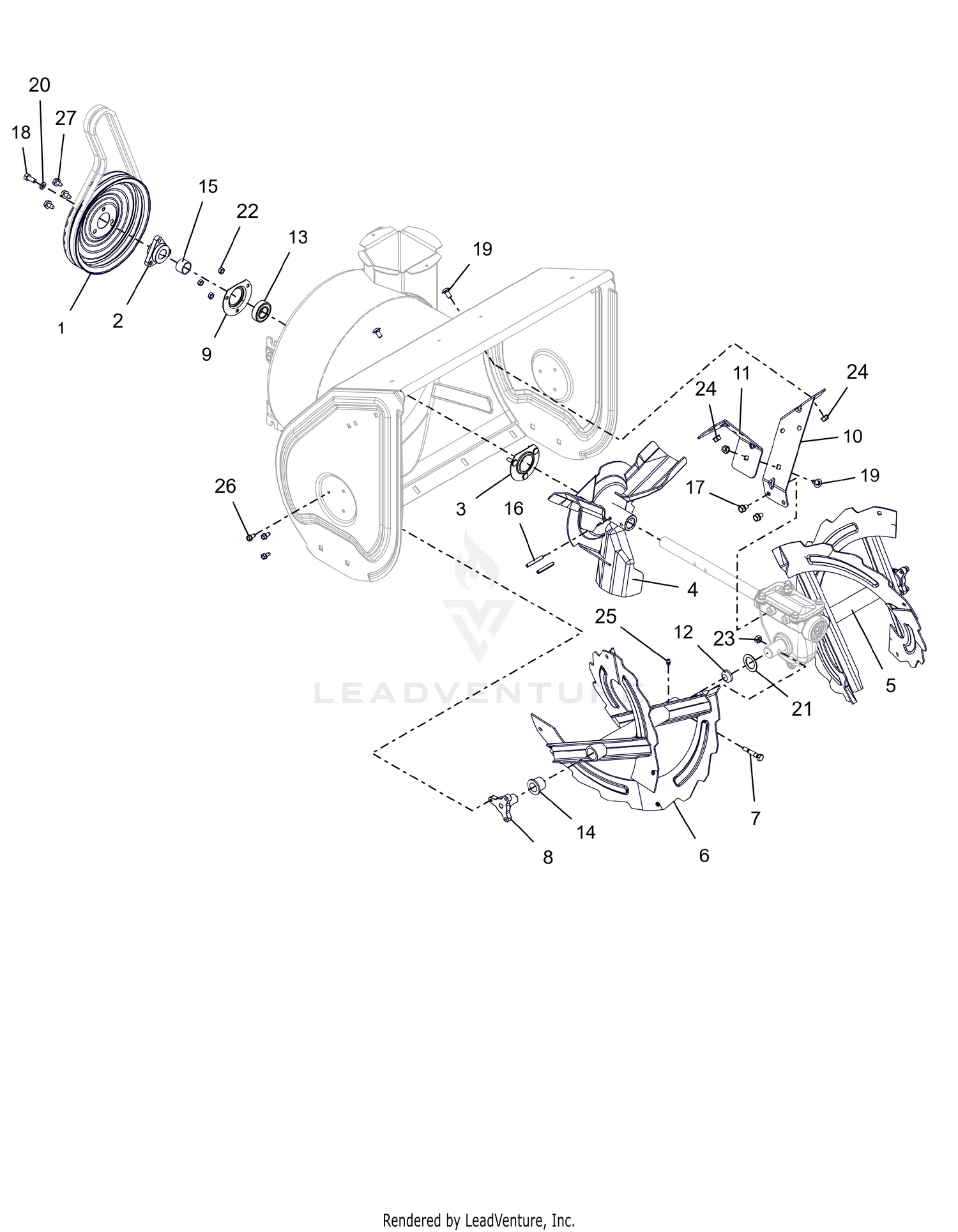 Auger And Impeller - 24"
