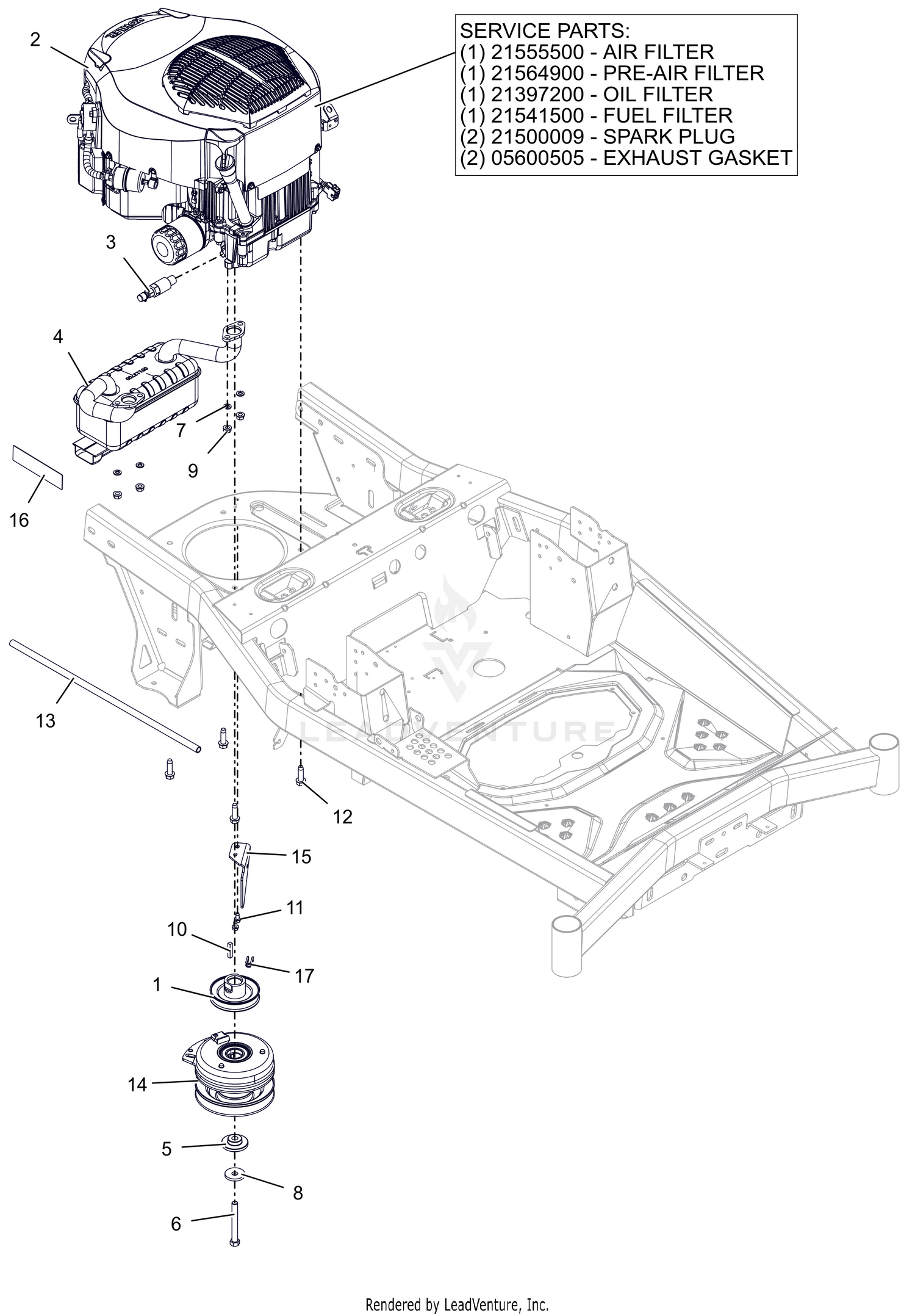 Engine - Kohler KT730