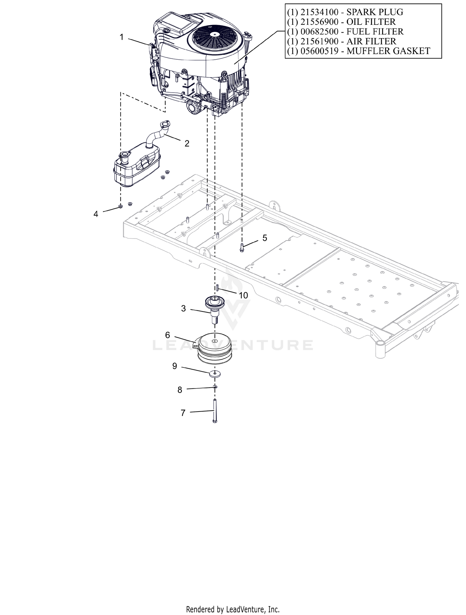 Engine - Briggs 20 GHP EXi