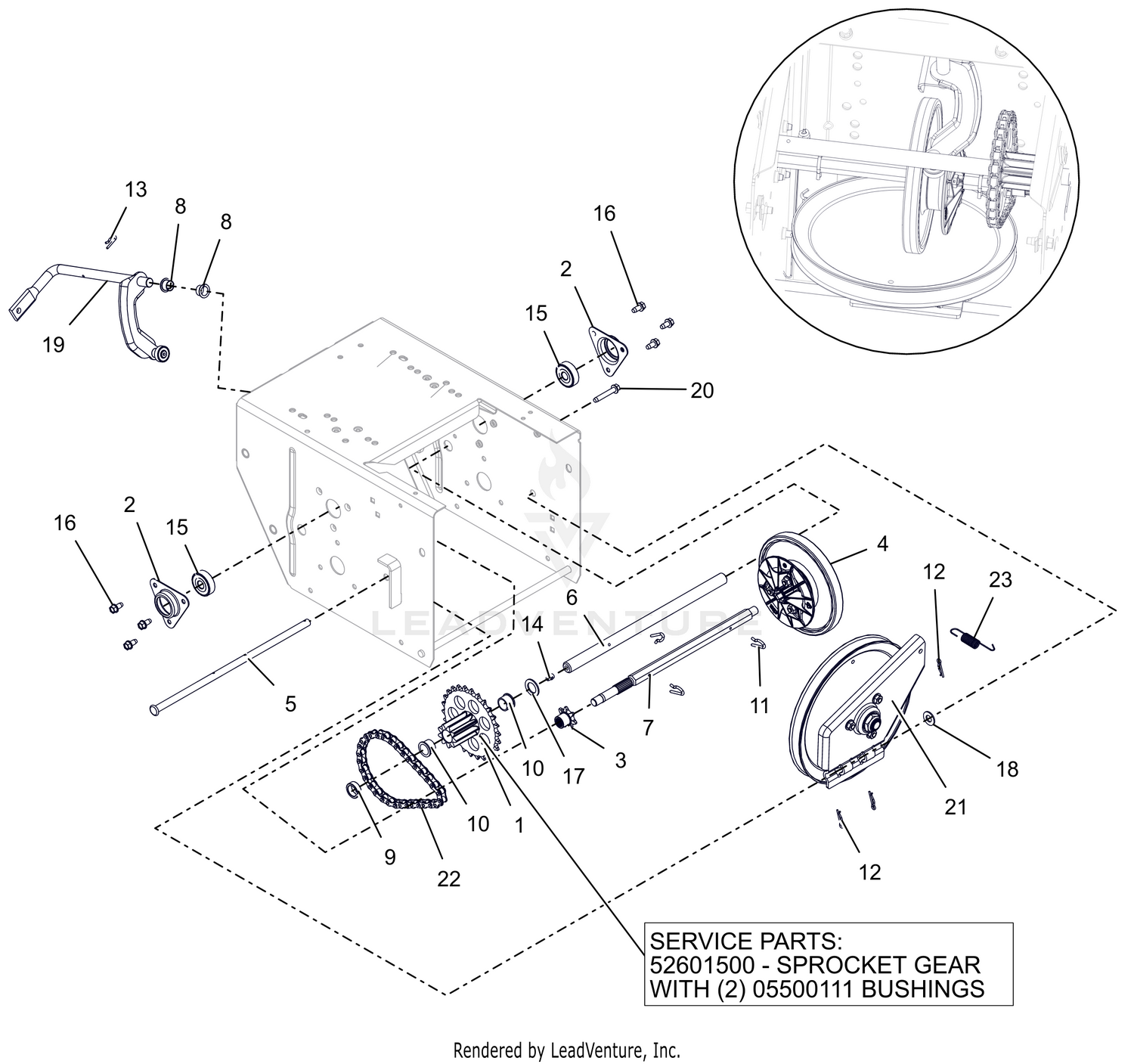 Friction Drive and Swing Gate