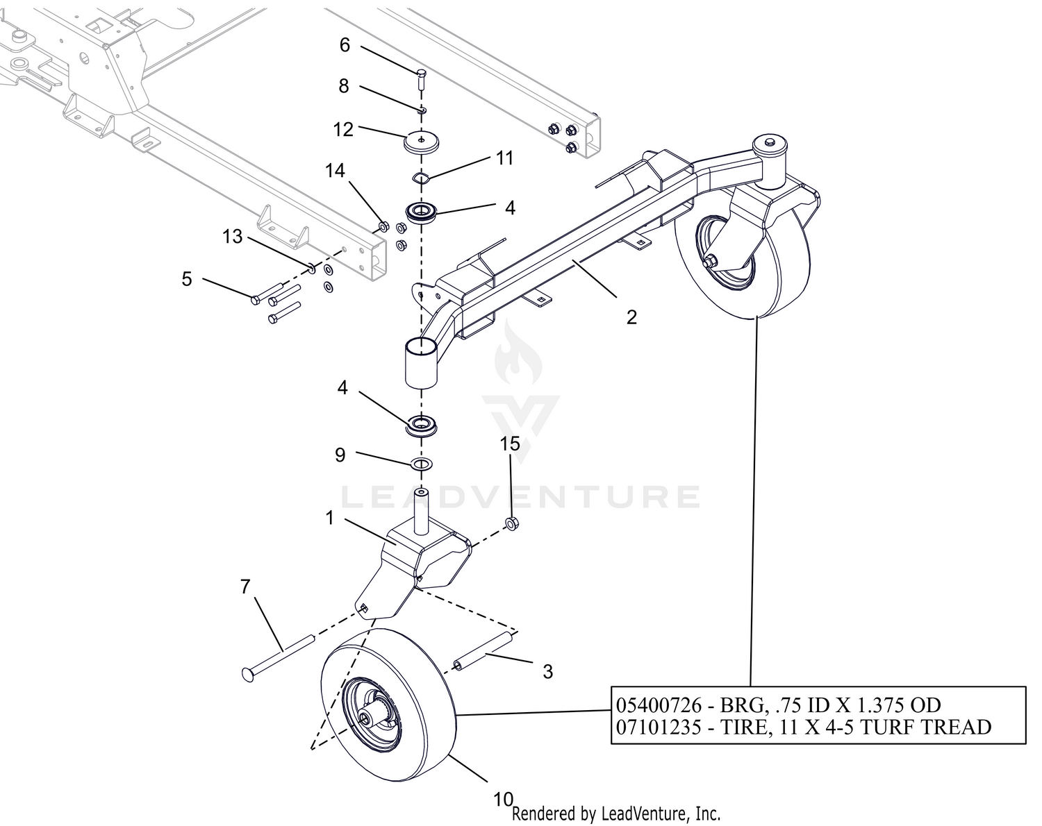 Front Caster Wheels