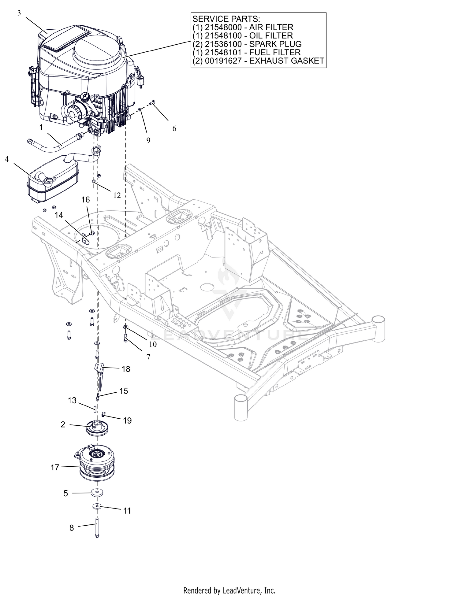 Engine - Kawasaki FR691V