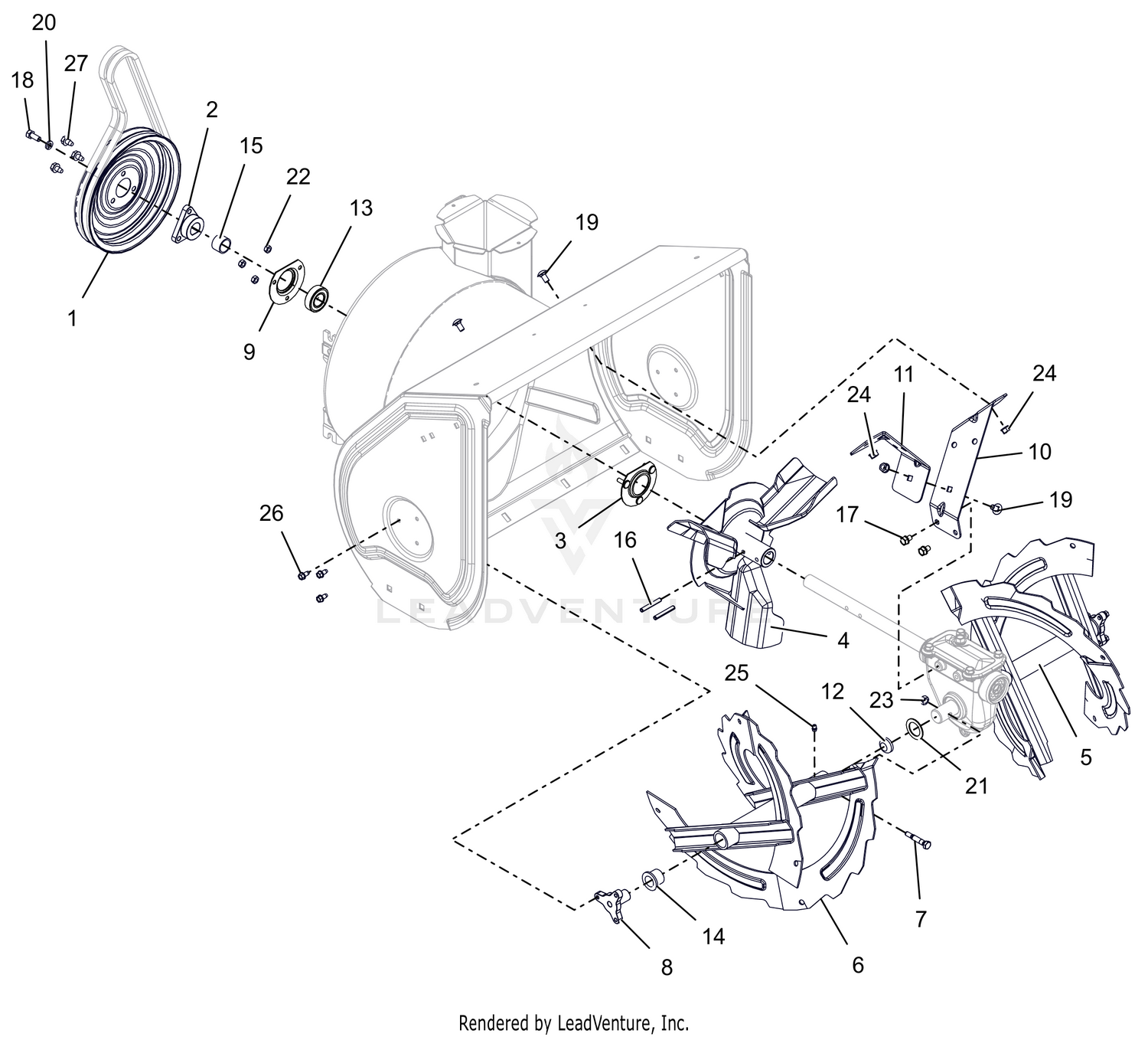 Auger and Impeller - 24"