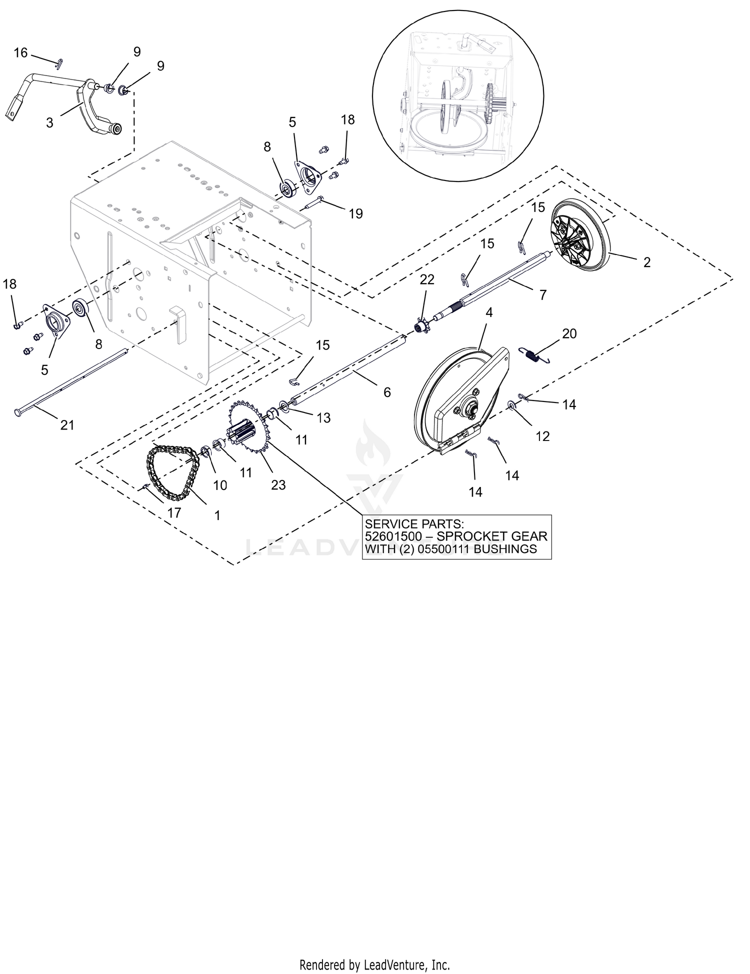 Friction Drive and Swing Gate
