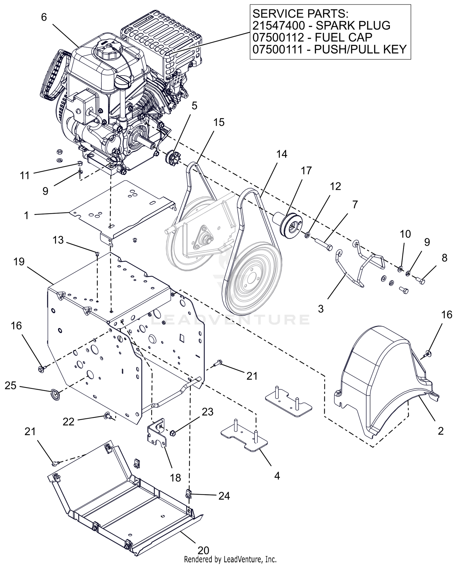 Frame And Engine - 20" & 24"