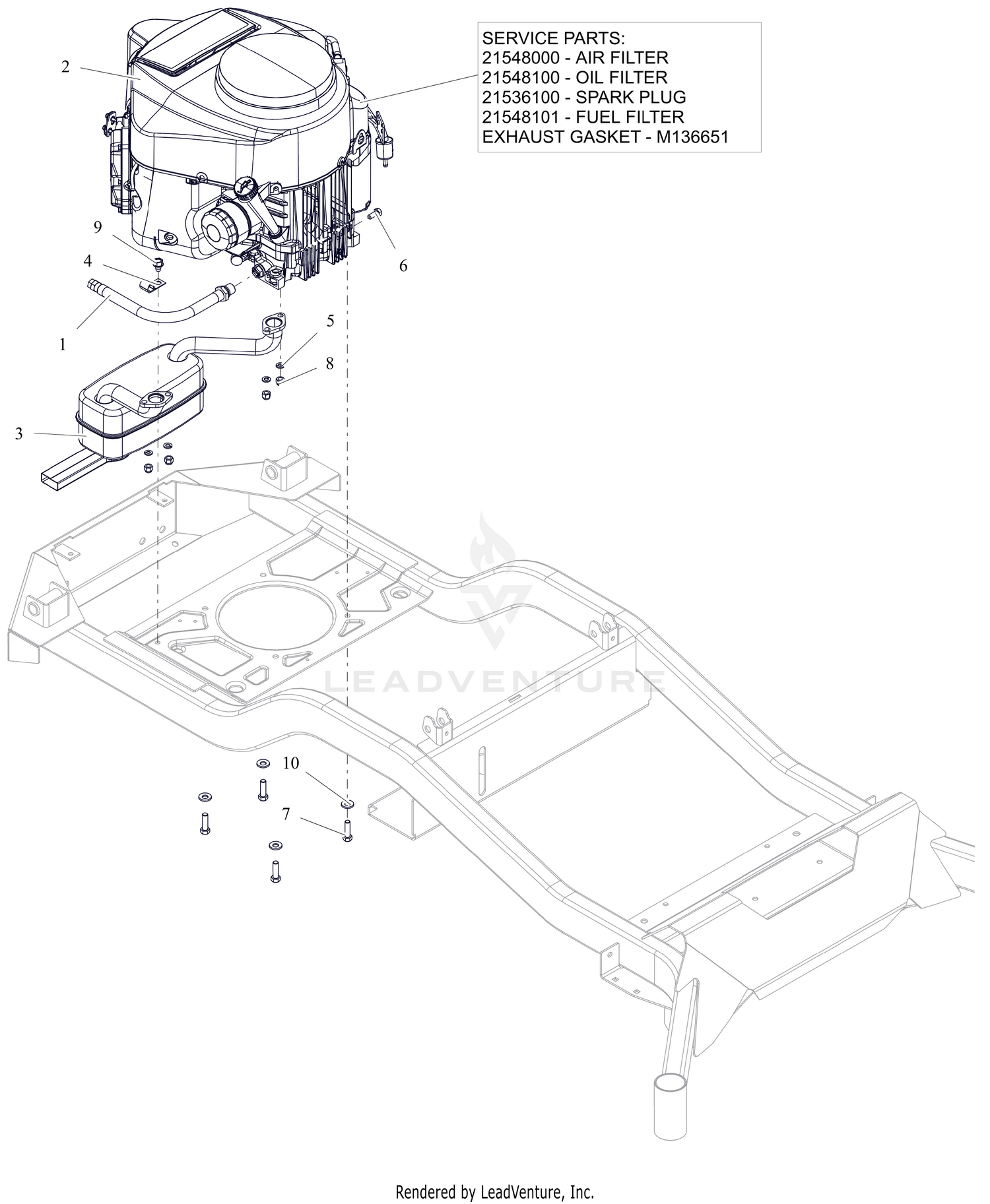 Engine - Kawasaki FR730